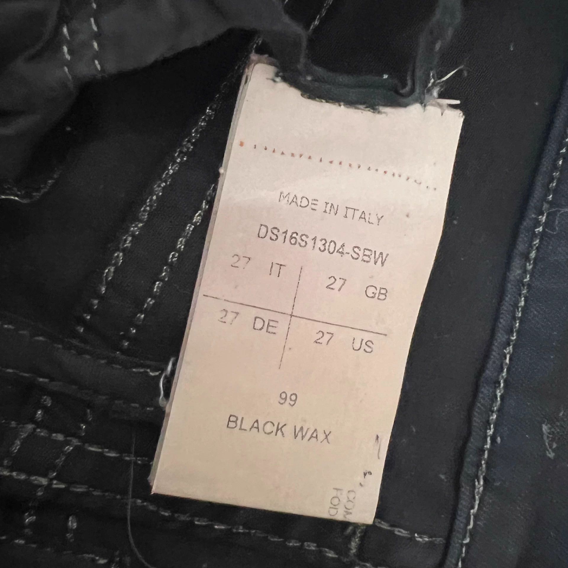 Rick Owens rickowens Double-Layer Thick Waxed Cropped Pants Size US 27 - 4 Thumbnail