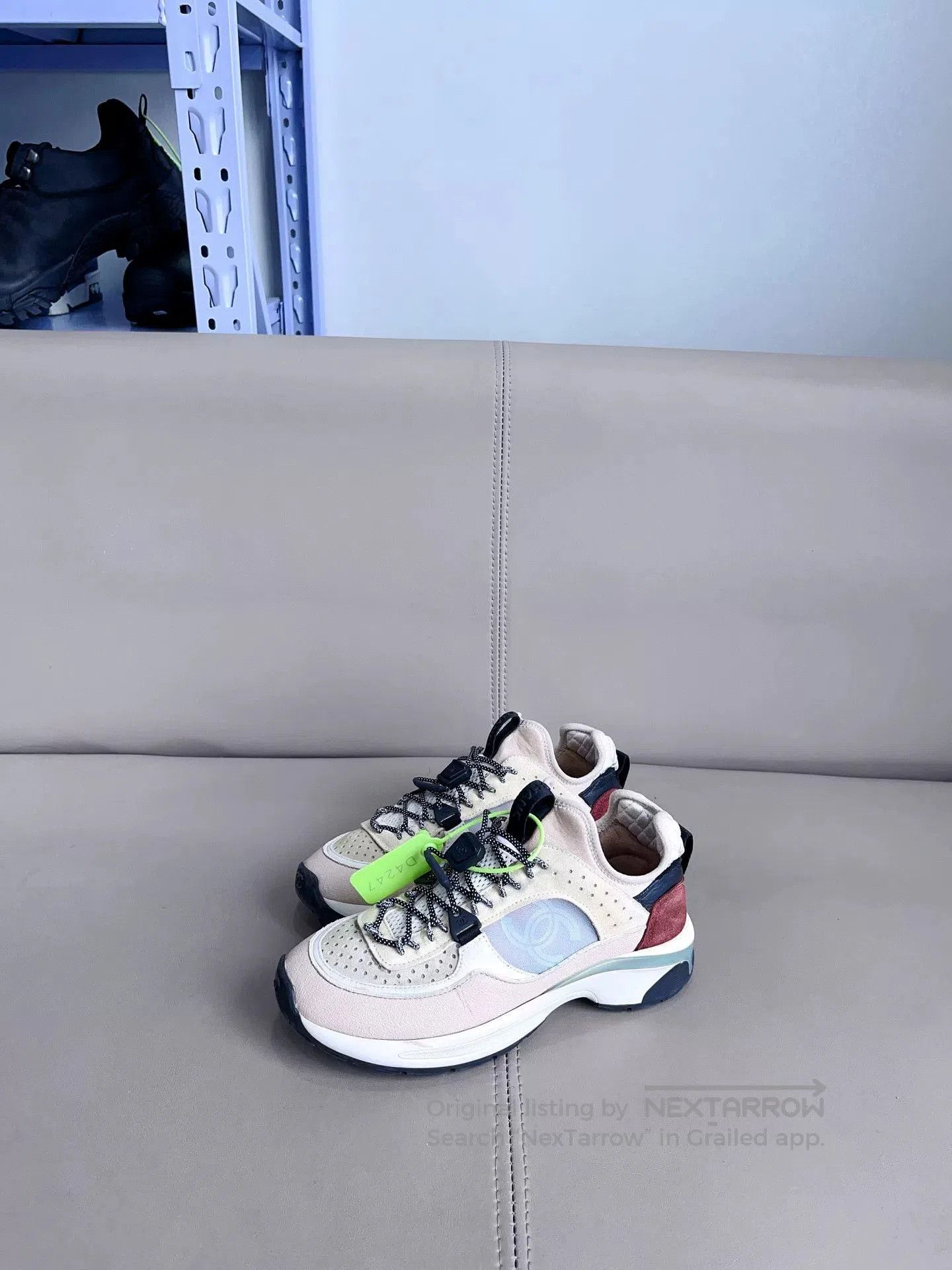 Chanel Chanel Beige Sneakers Size 35.5. Size US 4.5 / IT 34.5 - 2 Thumbnail