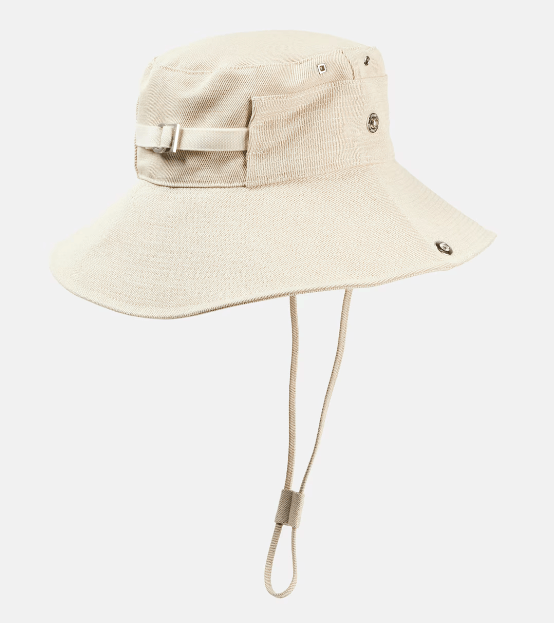Jacquemus Jacquemus De-Nîmes linen and cotton denim bucket hat Size ONE SIZE - 4 Thumbnail