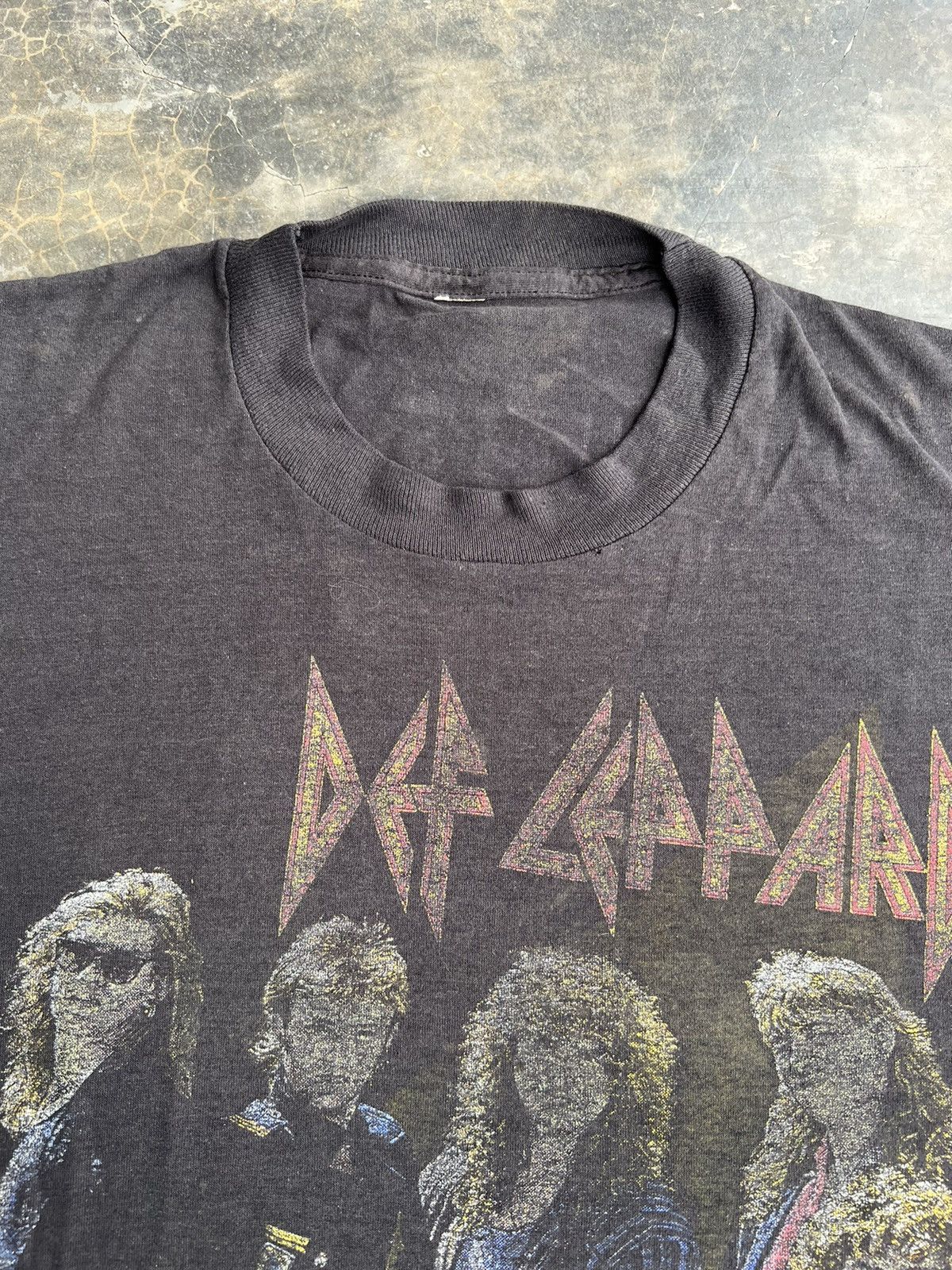 Band Tees (L) 1987 Vintage Def Leppard Hysteria Tour Band Tees Size US L / EU 52-54 / 3 - 9 Thumbnail