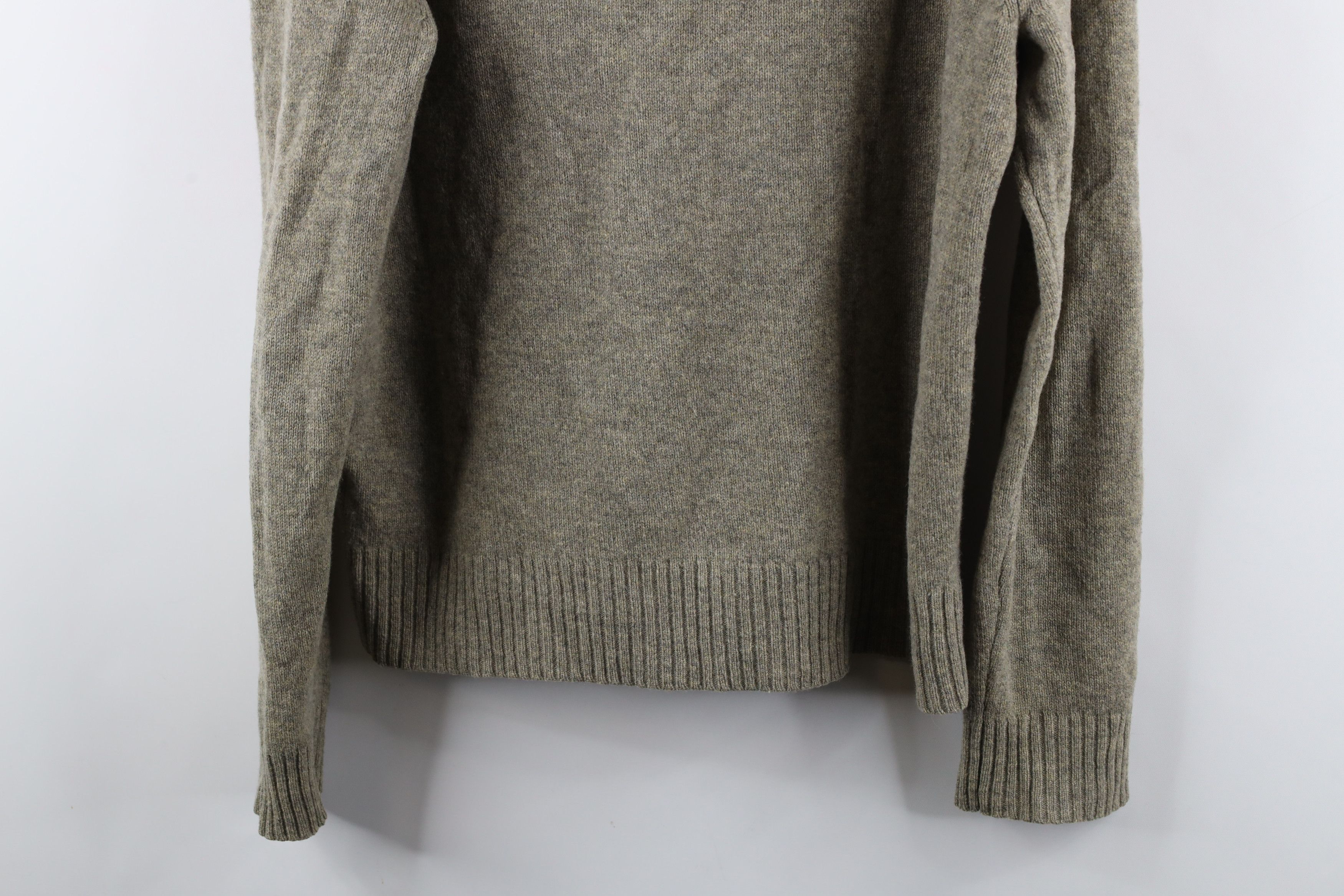 J.Crew × Vintage Vintage J Crew Lambswool Half Zip Pullover Sweater Beige Size US M / EU 48-50 / 2 - 7 Thumbnail