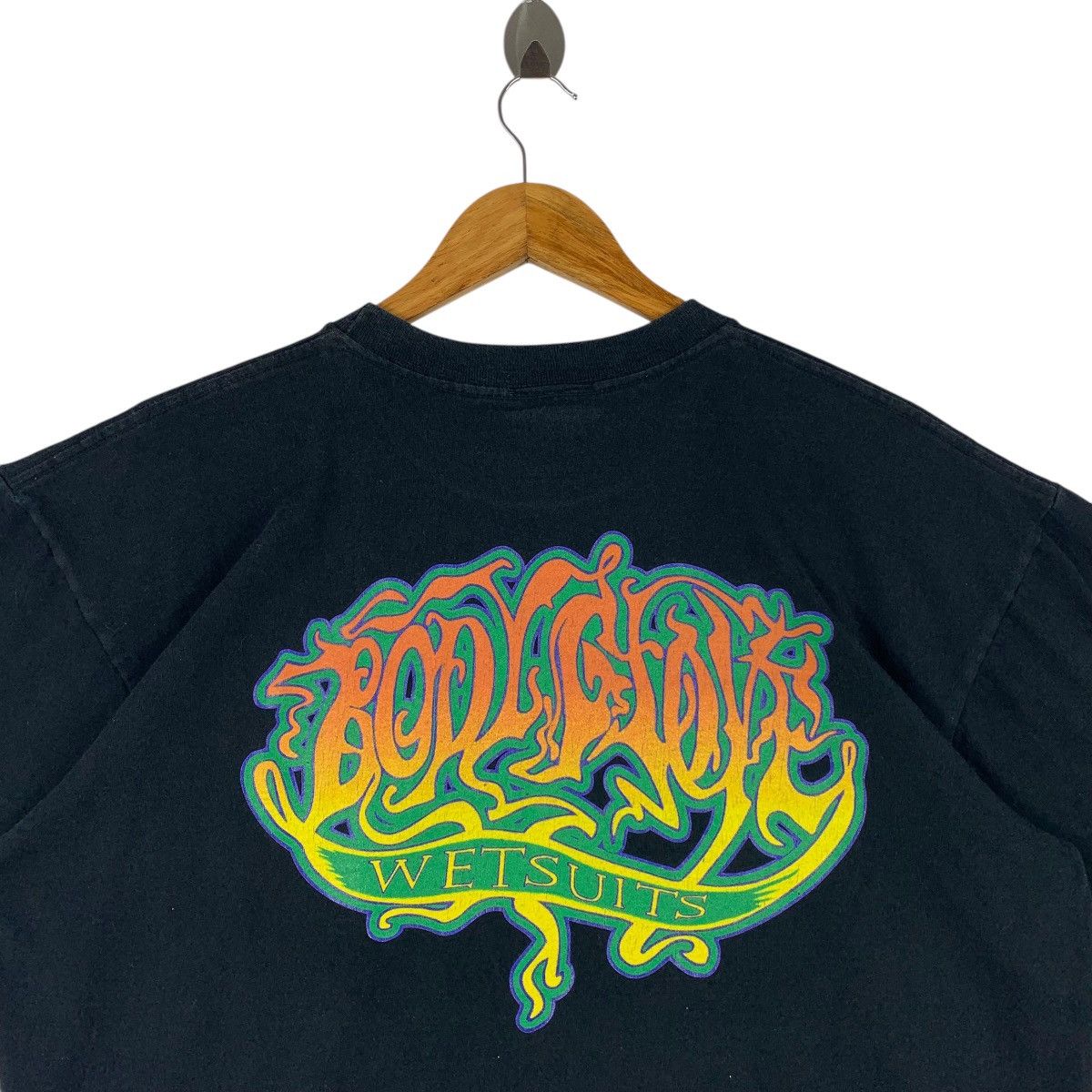Body Glove × Vintage Vintage 90s BODY GLOVE Wetsuit Big logo back print surf tee Size US L / EU 52-54 / 3 - 10 Thumbnail