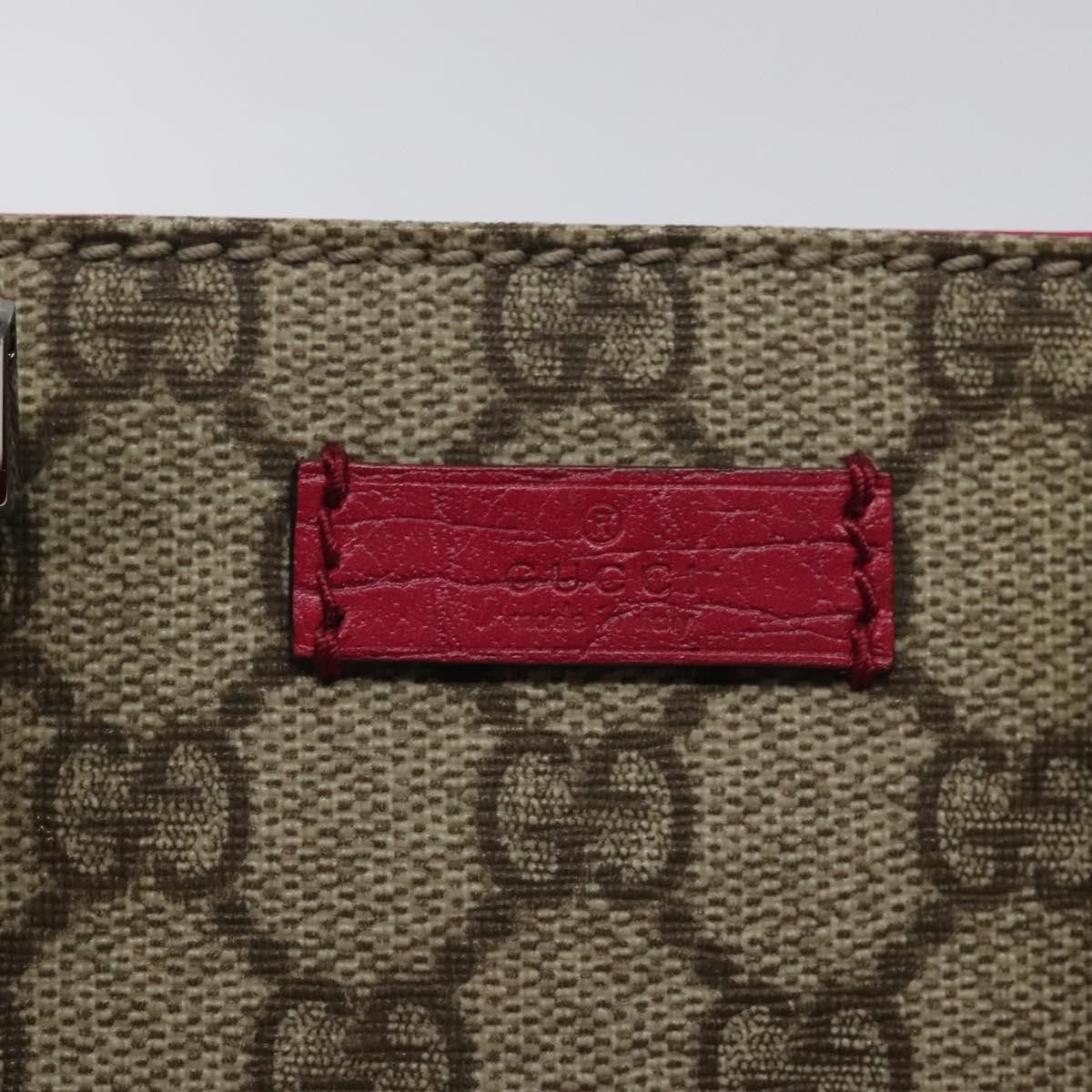 Gucci GUCCI GG Supreme Mini Hand Bag Pvc Leather Beige Size ONE SIZE - 14 Thumbnail