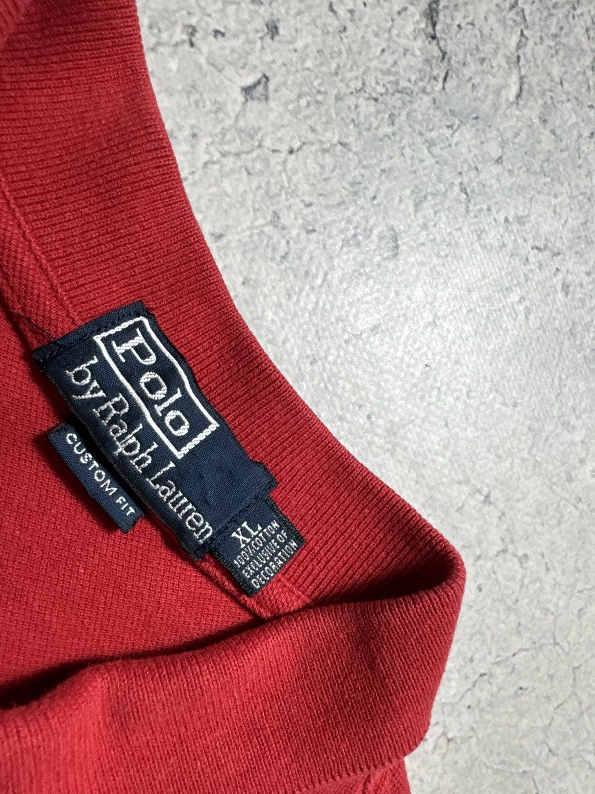 Polo Ralph Lauren Polo Ralph Lauren Big Pony Vintage Polo Shirt Red Size US XL / EU 56 / 4 - 6 Thumbnail