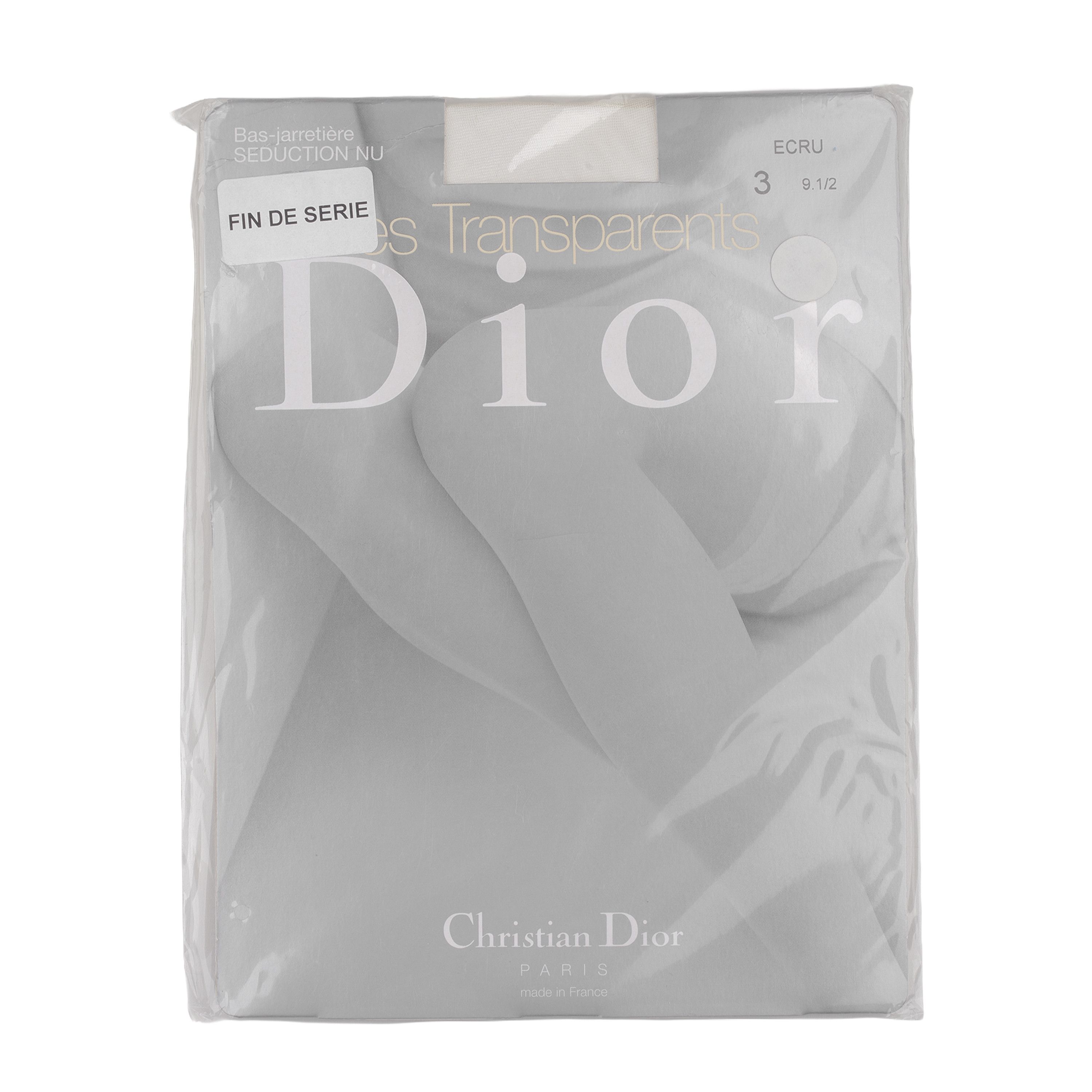 Dior Christian Dior Thigh-High Beige Vintage Stockings Size ONE SIZE - 1 Thumbnail