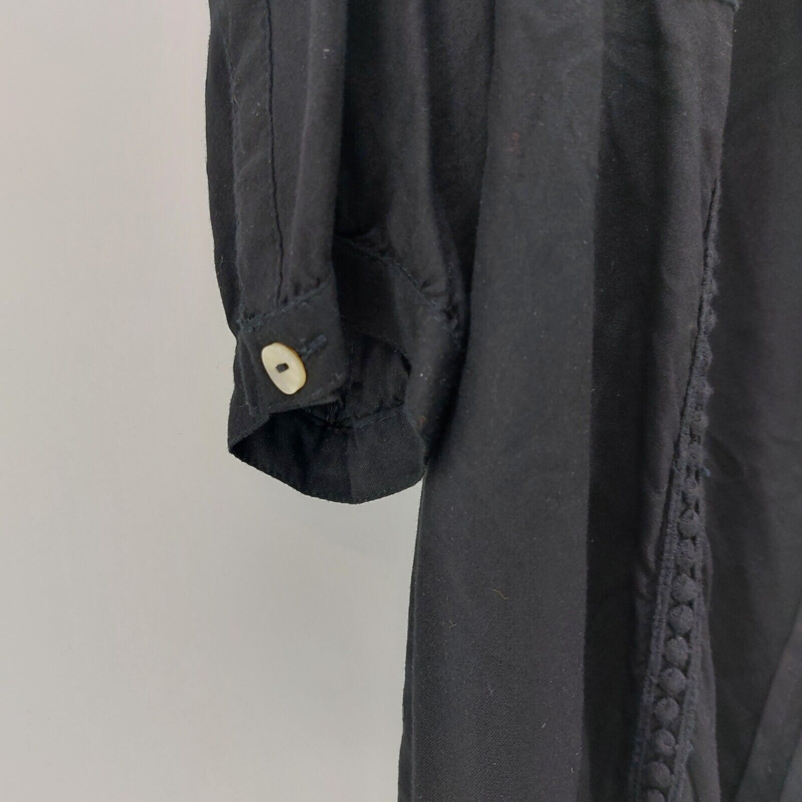 Other JM Collection Womens Black 3/4 Sleeve Blouse Pleated Button Size XL / US 12-14 / IT 48-50 - 13 Thumbnail