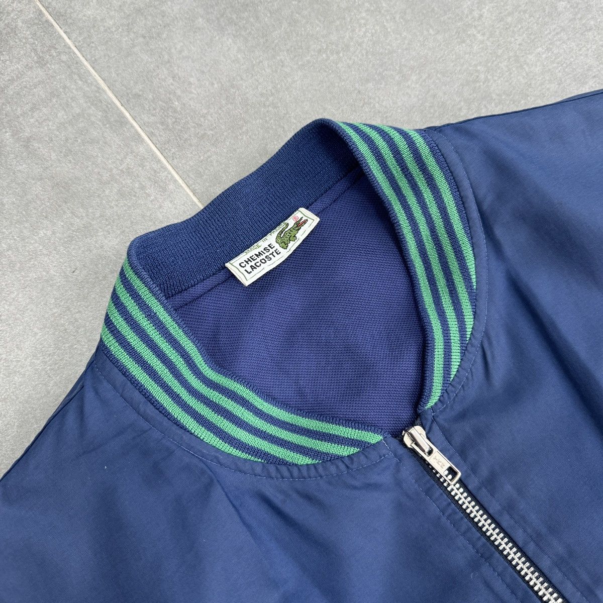 Lacoste Vintage Lacoste Chemise Bomber Jacket Blue Men Size 6 /L/XL Size US L / EU 52-54 / 3 - 11 Thumbnail