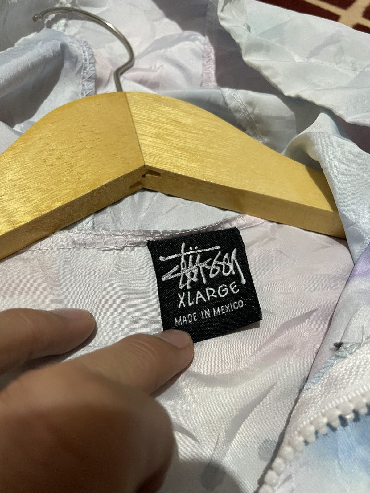 Japanese Brand Stussy Cotton Candy Tie Dye Windbreaker Lightweight Jacket Size US L / EU 52-54 / 3 - 7 Thumbnail