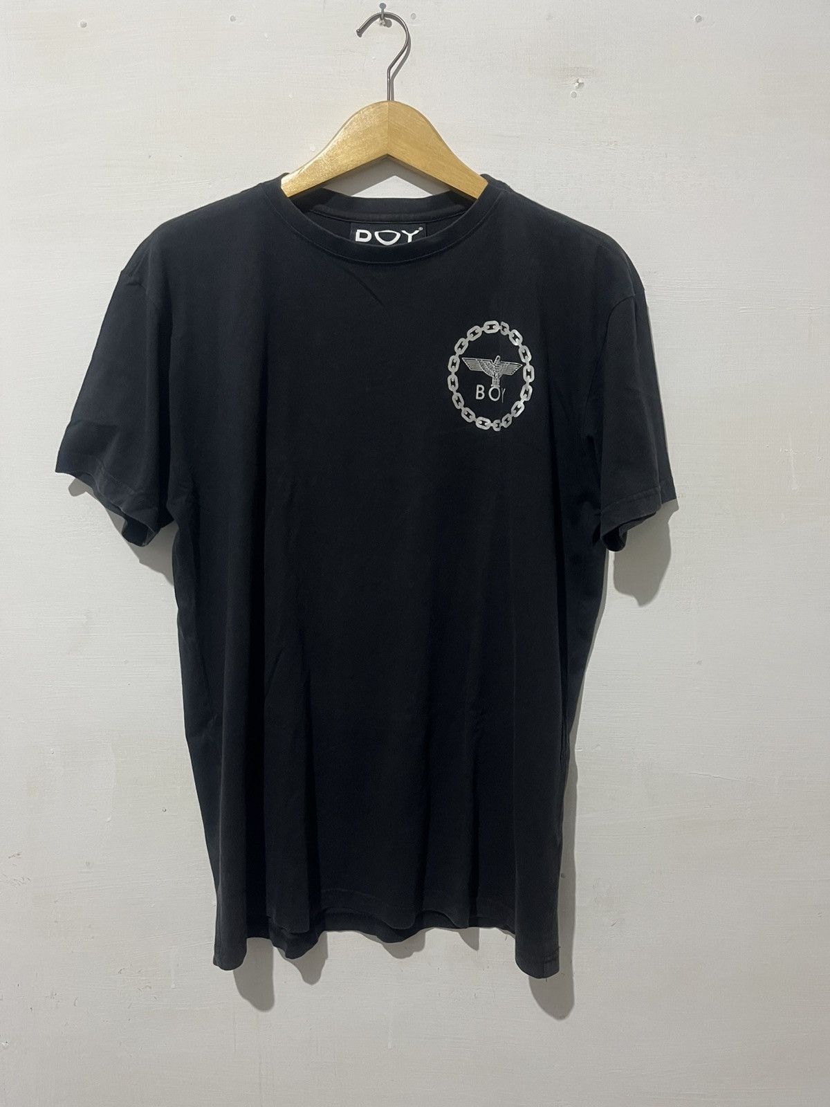 Boy London 2000’s Boy London Classic Big Print Gold Logo T-Shirt Size US L / EU 52-54 / 3 - 4 Thumbnail