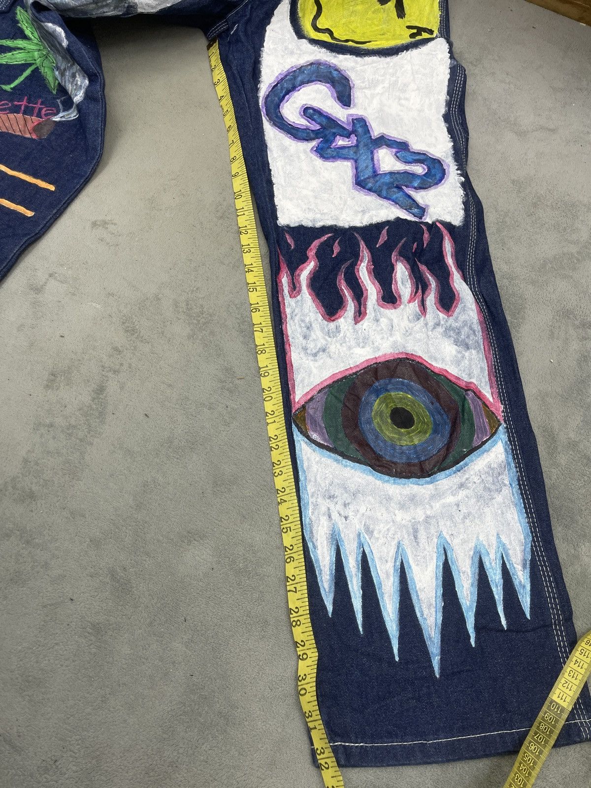 Art Comes First × Dickies STEALS💥DICKIES CARPENTER PAINTED DENIM Size US 36 / EU 52 - 13 Thumbnail