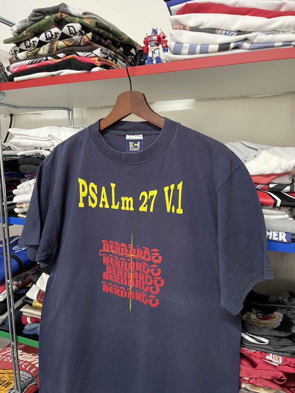 Vintage Vintage 90s Mike Bernardo K1 Fighter Kickboxing Tee Size US L / EU 52-54 / 3 - 3 Thumbnail