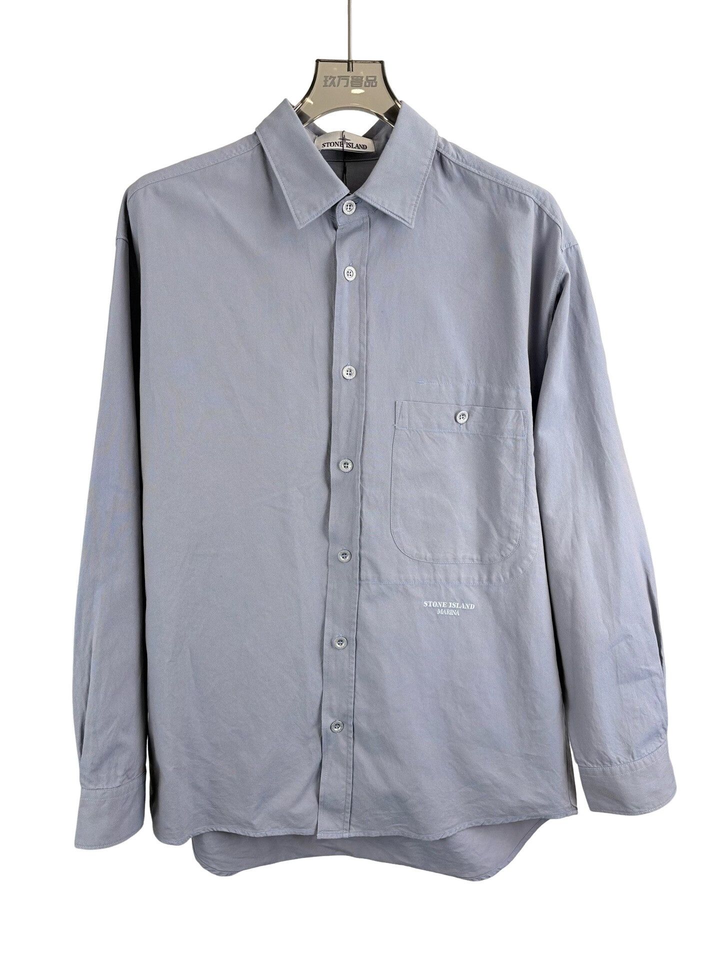 Stone Island Stone Island Marina Embroidered Button Up Shirt L Size US L / EU 52-54 / 3 - 1 Thumbnail