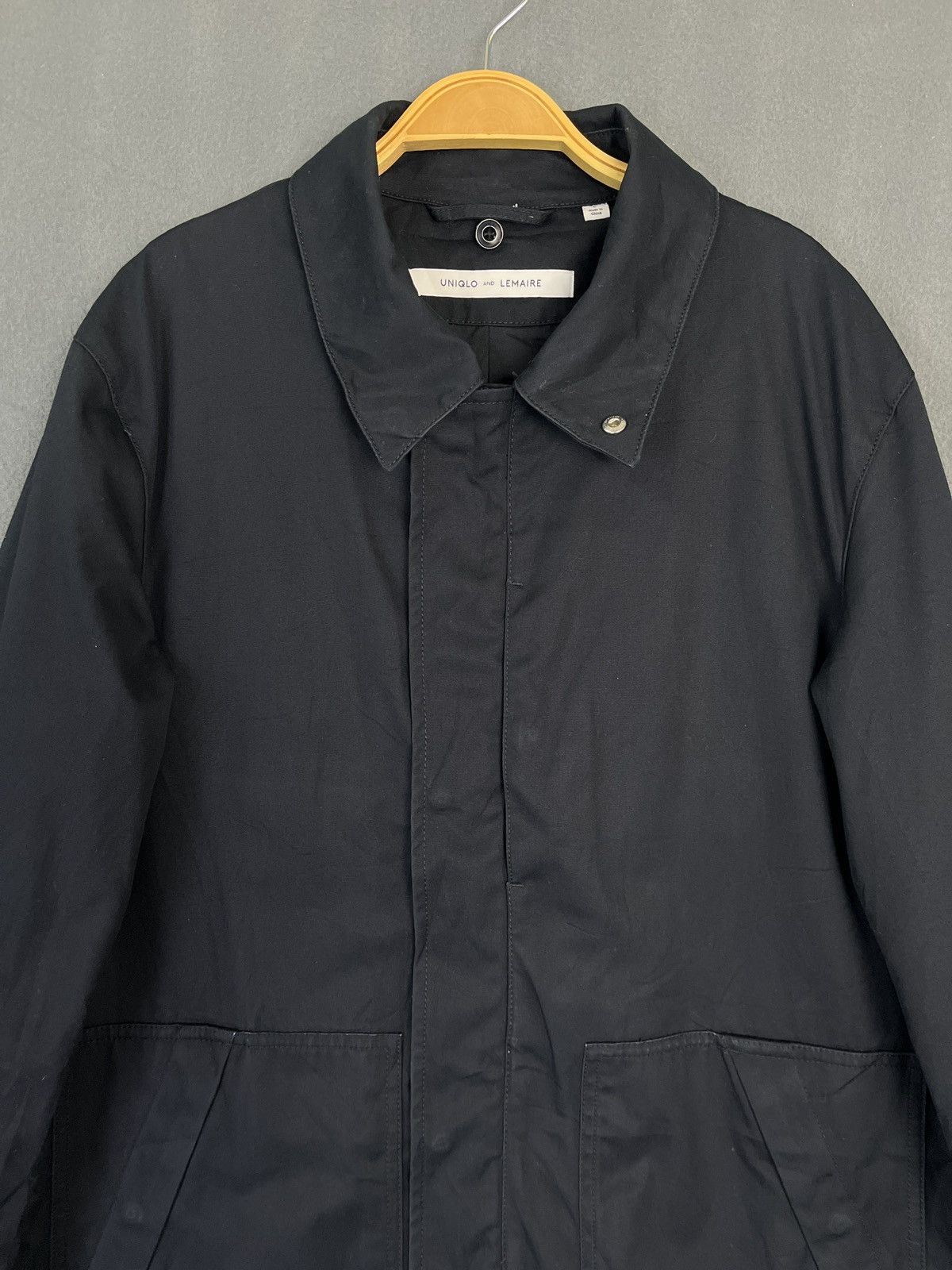 Christophe Lemaire Uniqlo x Lemaire Black Fishtail Parka Size US L / EU 52-54 / 3 - 3 Thumbnail