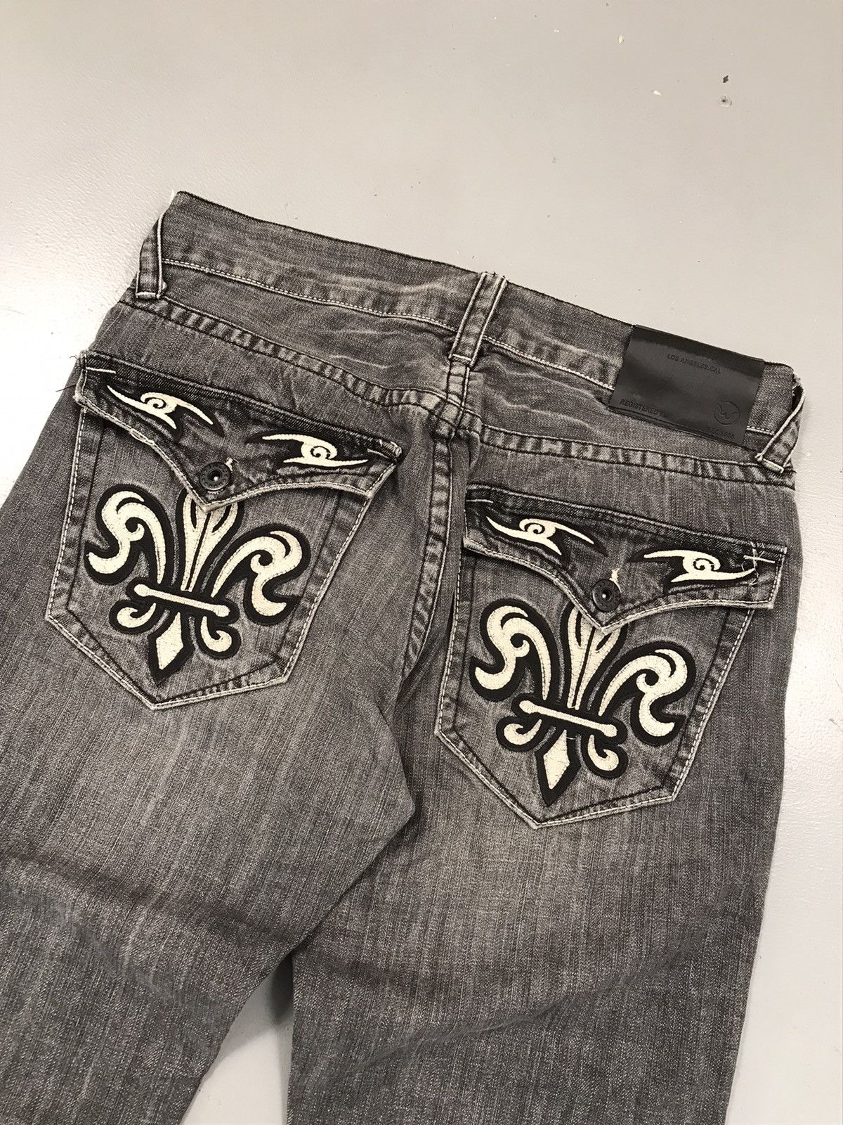 JNCO × Southpole × Vintage Vintage 90s Jnco cloves embroidered denim Size US 31 - 11 Thumbnail