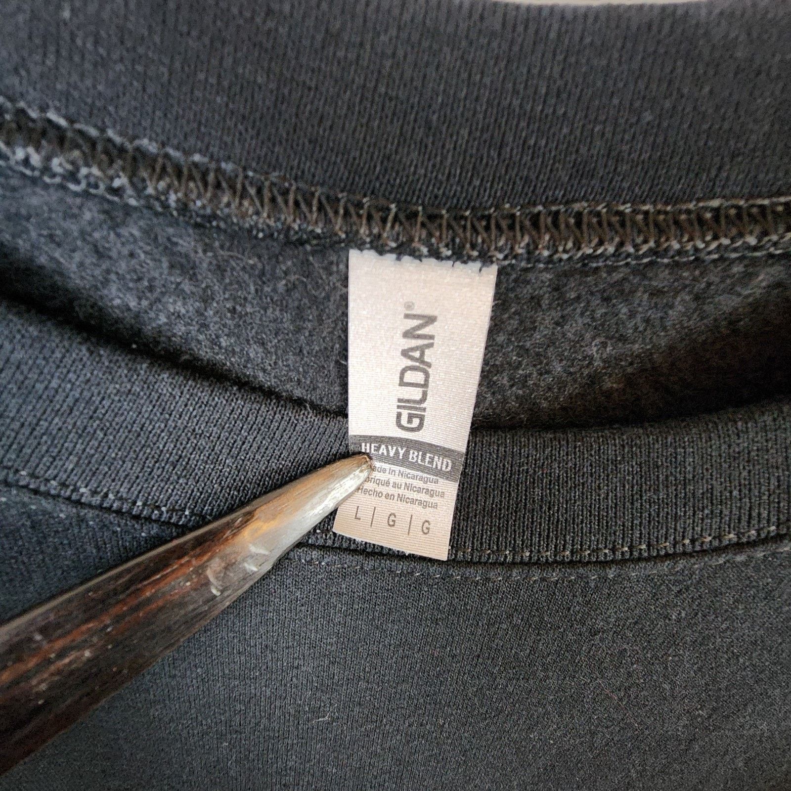 Gildan AXISNY Gildan Heavy Blend Sweatshirt Unisex Large Black Size US L / EU 52-54 / 3 - 8 Thumbnail