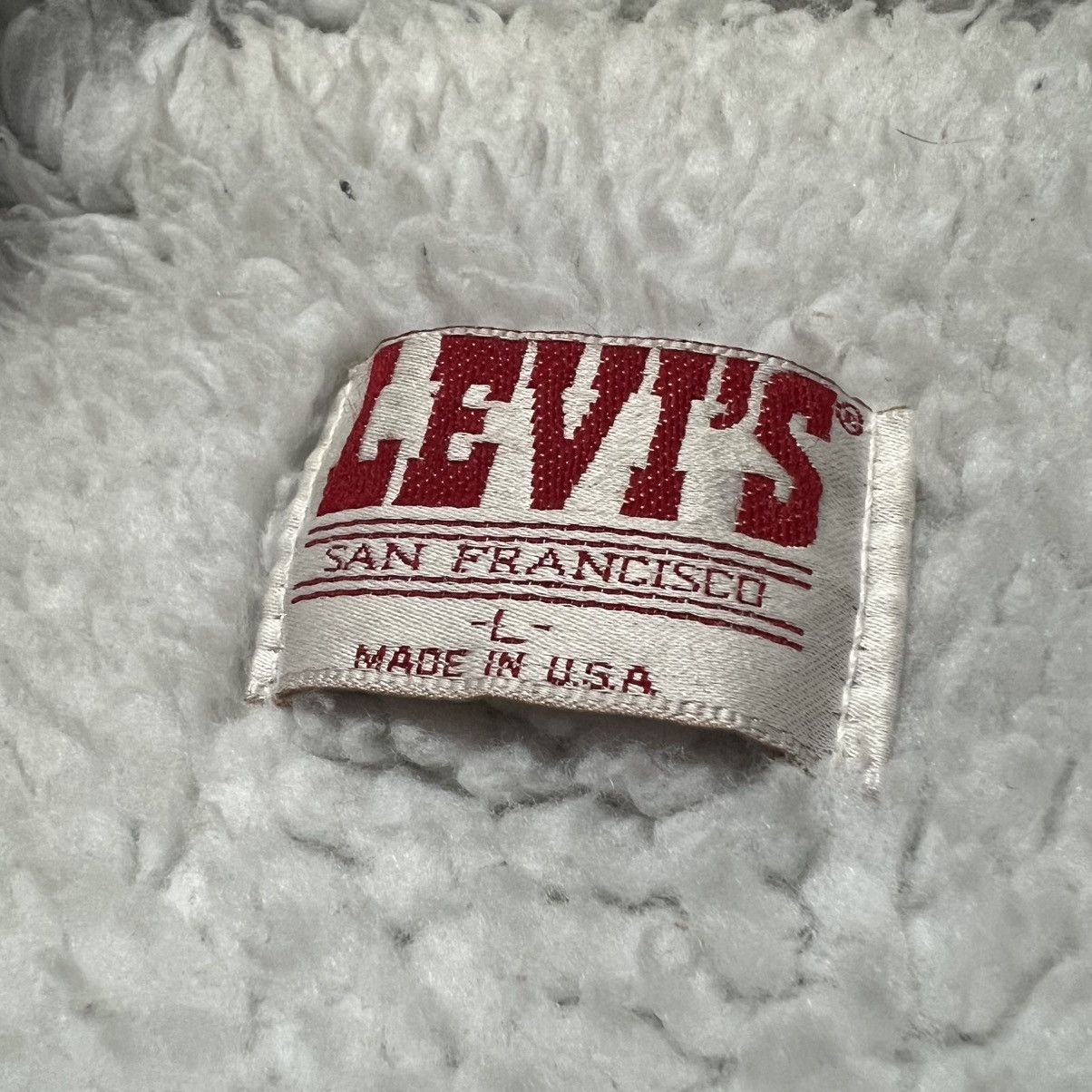 Levi's × Levi's Vintage Clothing × Vintage Vintage 80’s Levi’s 🇺🇸 Black Denim Sherpa Trucker Jacket Size US L / EU 52-54 / 3 - 7 Thumbnail