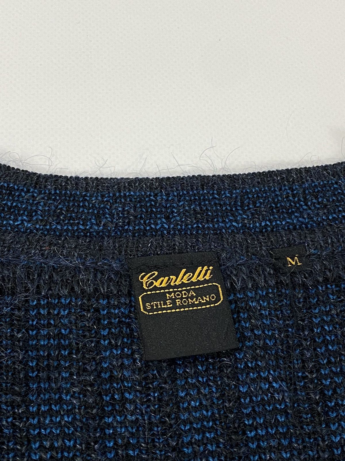 Vintage 🔥LASTDROP🔥 90s Carletti Roma Wool Abstract Cardigan Sweater Size US XL / EU 56 / 4 - 5 Thumbnail