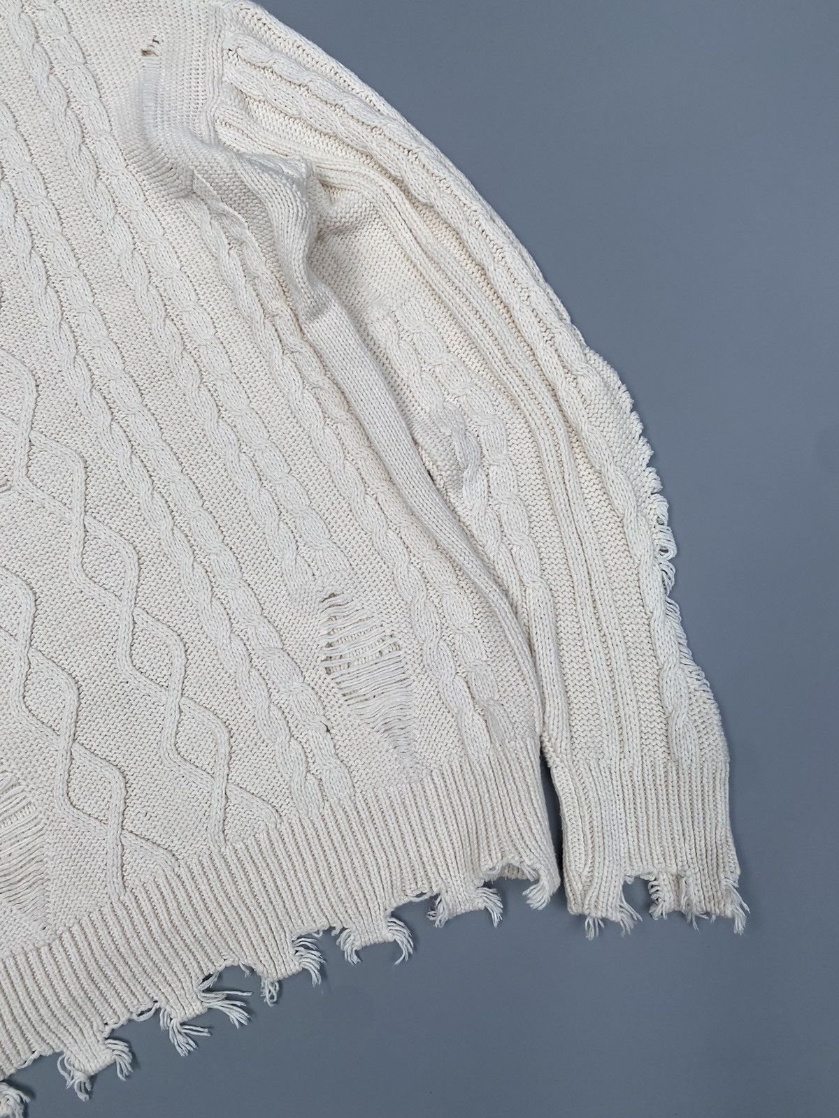 KYE 2023 Kye Destroyed DNA-Knit Sweater Size M / US 6-8 / IT 42-44 - 4 Thumbnail