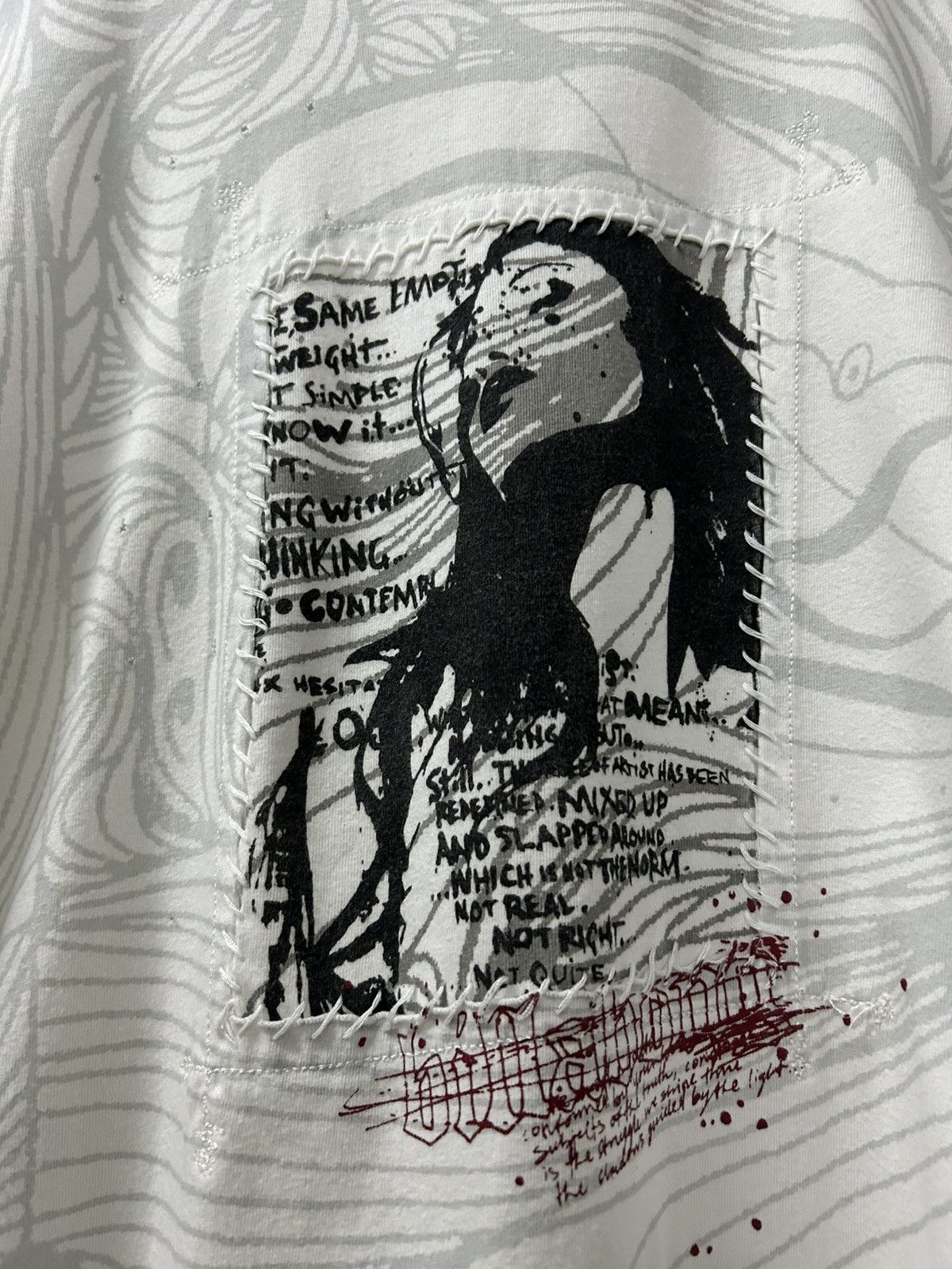 Billabong Vintage Y2k Billabong Art of Quotes Emotional Healthy Hyster Size US M / EU 48-50 / 2 - 6 Thumbnail