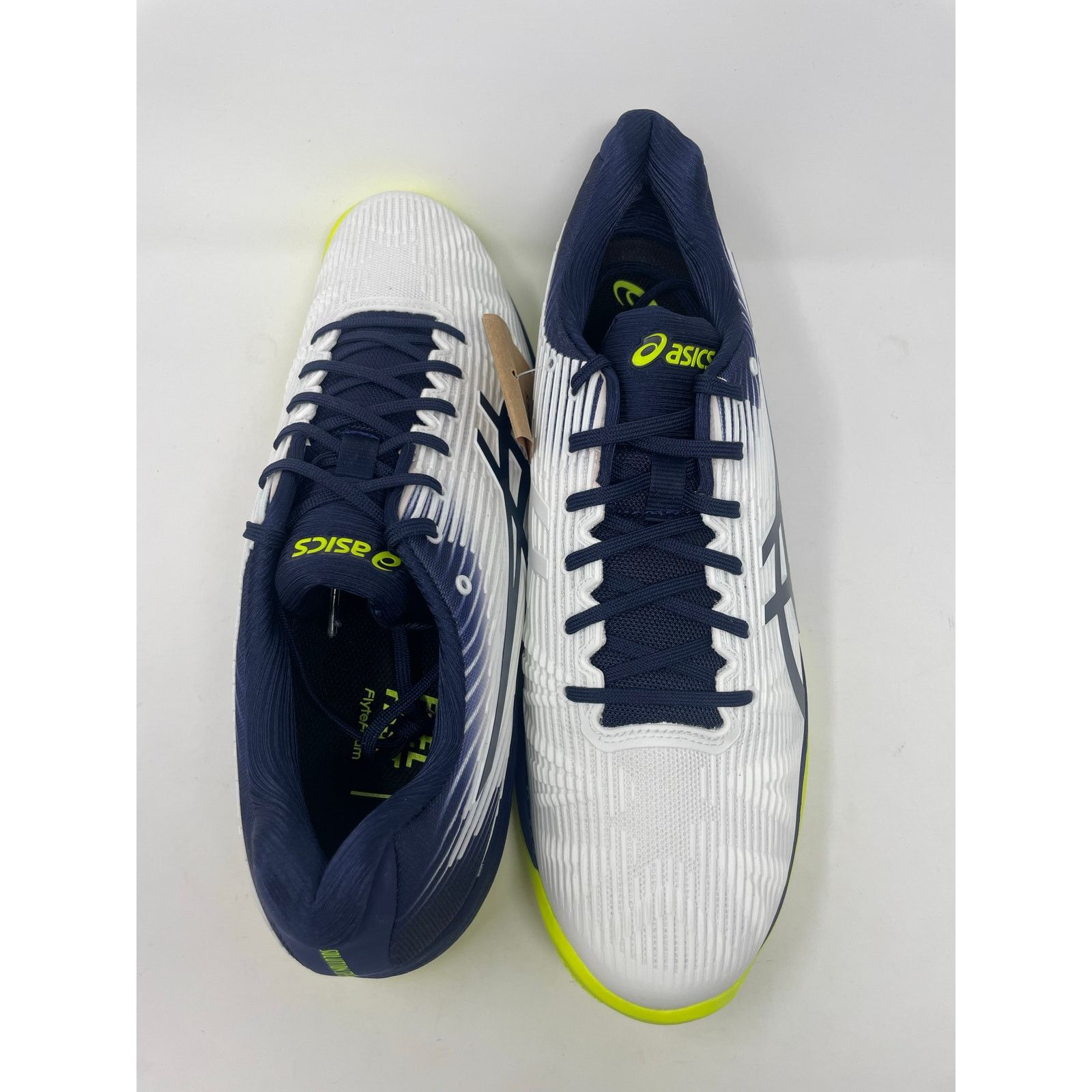 Asics Asics Solution Speed FF Tennis Shoes White Blue Mens Size 14 Size US 14 / EU 47 - 7 Thumbnail