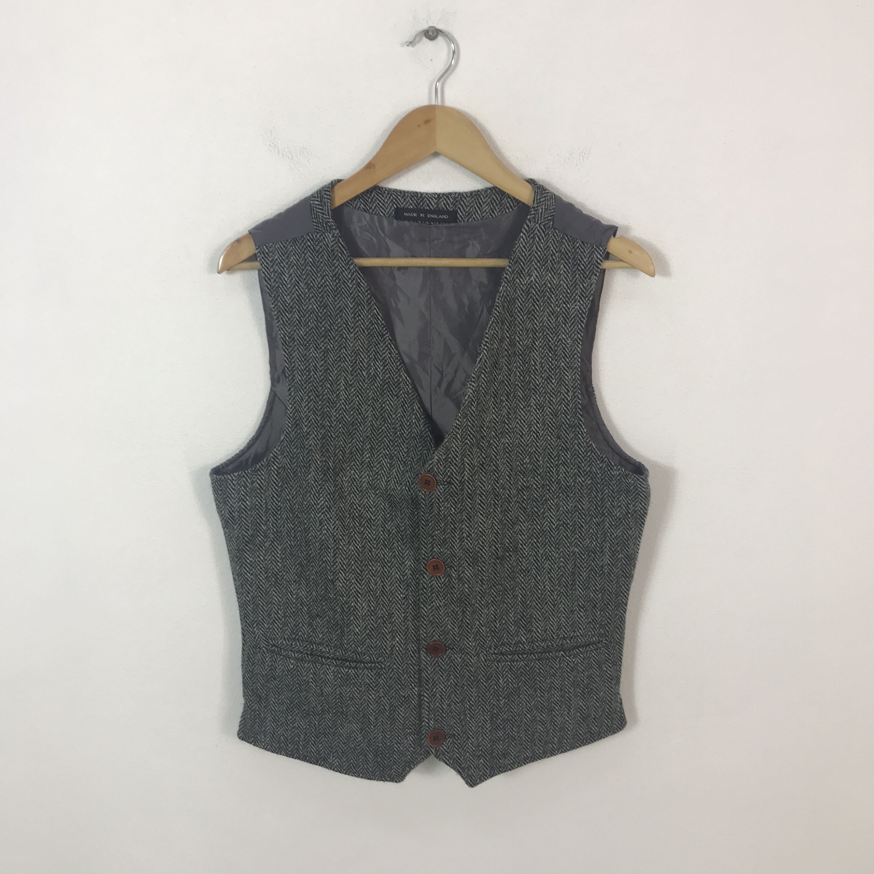 Harris Tweed Harris Tweed walker and hawkes Vest jacket Size US M / EU 48-50 / 2 - 1 Thumbnail