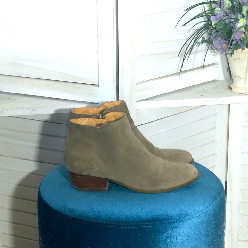 Other Sole Society suede leather tan Ankle boots rubber sole 9.5 Size US 9.5 / IT 39.5 - 2 Thumbnail