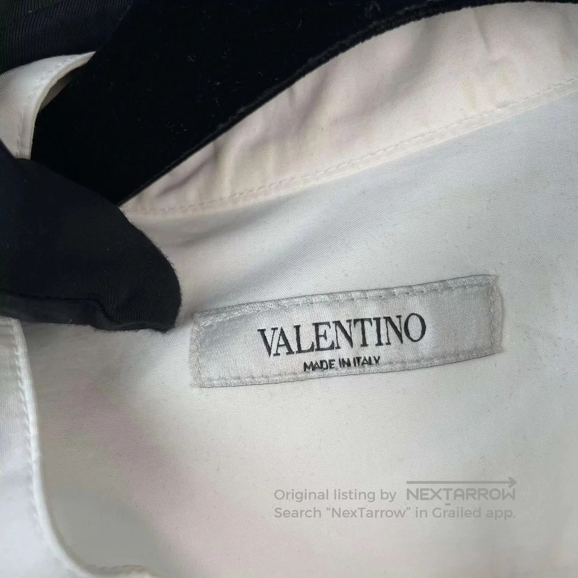 Valentino White Long Sleeve Lace Detail Button-Up Shirt. Size US S / EU 44-46 / 1 - 5 Thumbnail