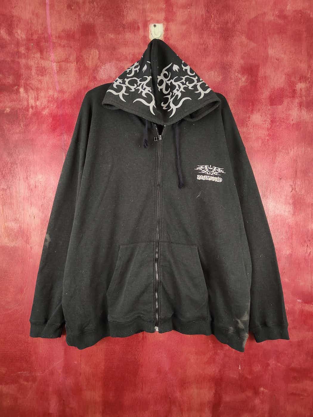 Japanese Brand Tesoro Mio Black Hoodie Sweatshirts #S2133 Size US XXL / EU 58 / 5 - 7 Thumbnail