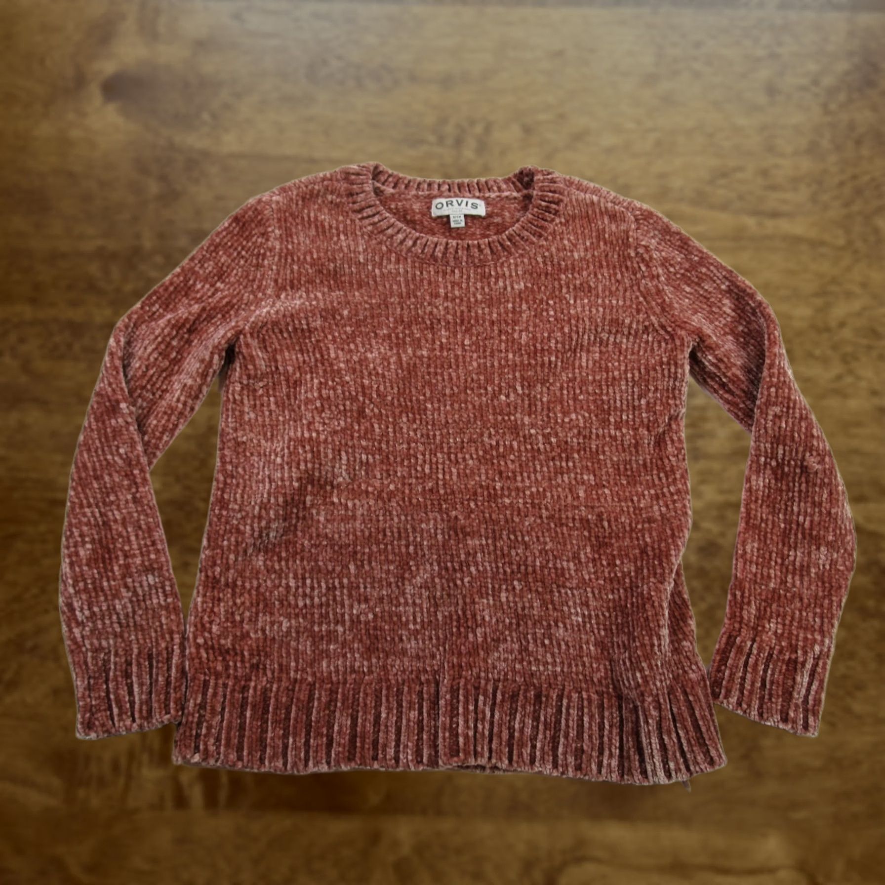 Orvis Orvis Sweater Womens Small Long Sleeve Fleece Crew Neck Winter Casual Pink Pullover Regular Size S Womens Size S / US 4 / IT 40 - 1 Thumbnail