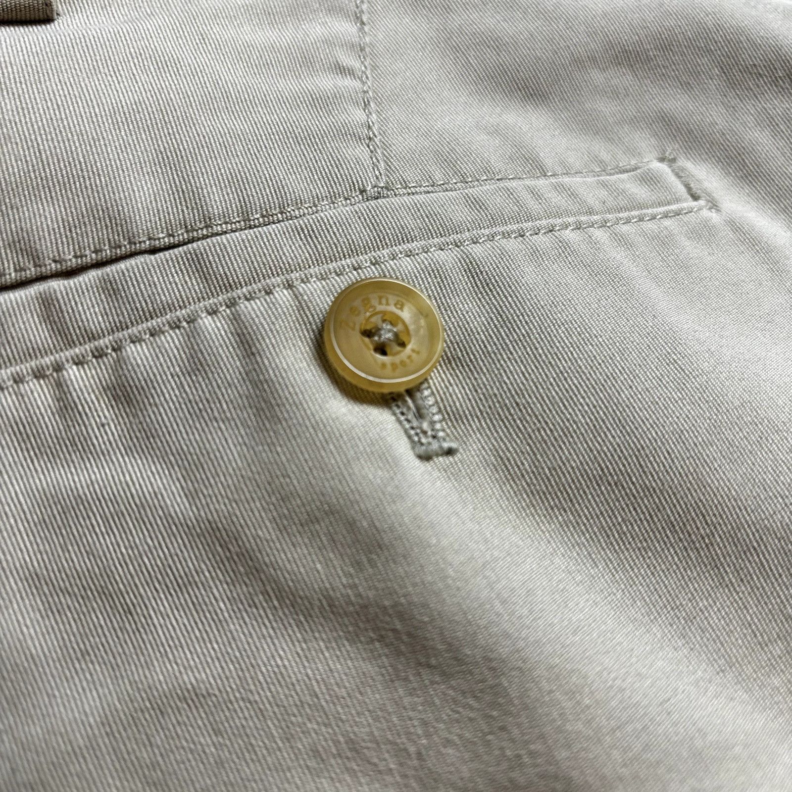 Other Zegna Sport Men's Cotton Khaki Casual Straight Leg Relaxed F Size US 38 / EU 54 - 10 Thumbnail