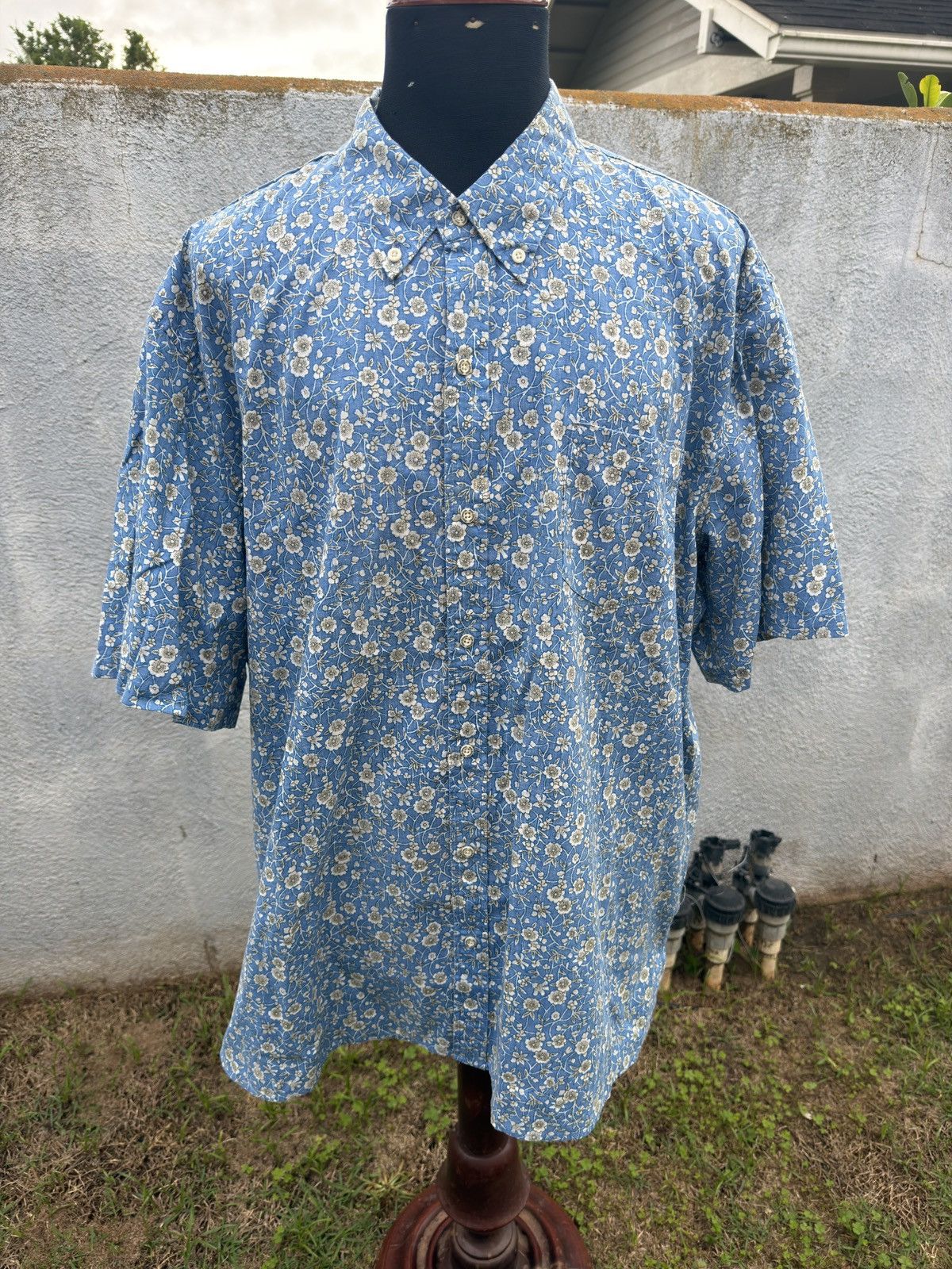 Reyn Spooner PreOwned Reyn Spooner Hawaiian Print Full Button Men's 3XL Size US XXL / EU 58 / 5 - 1 Thumbnail