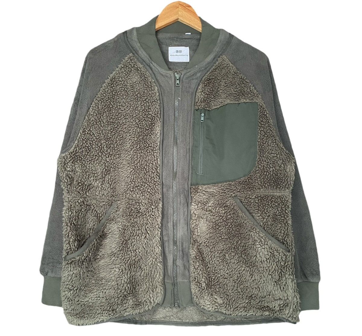 Uniqlo × White Mountaineering WHITE MOUNTAINEERING x UNIQLO Deep Pile Fleece Jacket Size US M / EU 48-50 / 2 - 5 Thumbnail