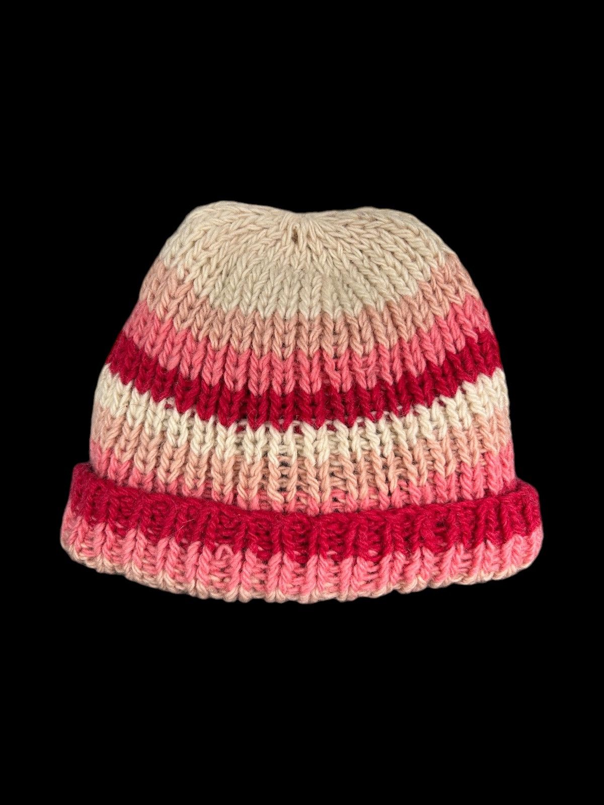 Japanese Brand × Kapital × Vintage Crochet Knitted Handmade Beanie Hats ☠️☠️ Size ONE SIZE - 1 Thumbnail