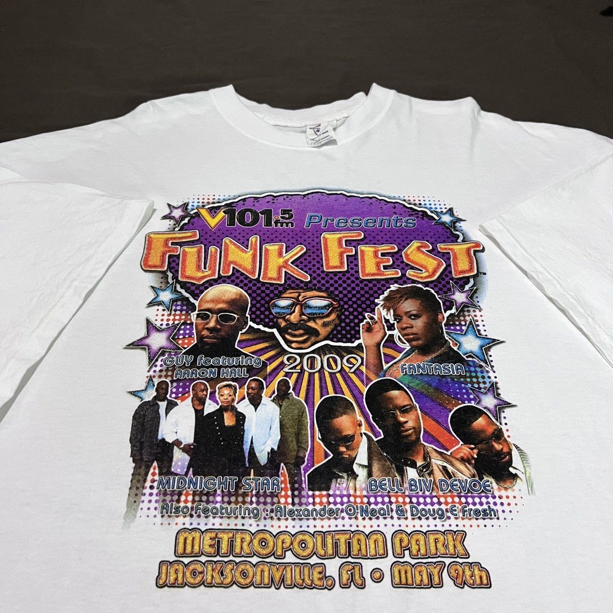 Rap Tees Y2K Funk Fest Fantasia Bell Biv DeVoe GUY Aaron Hall 3XL R&B Size US XXL / EU 58 / 5 - 4 Thumbnail