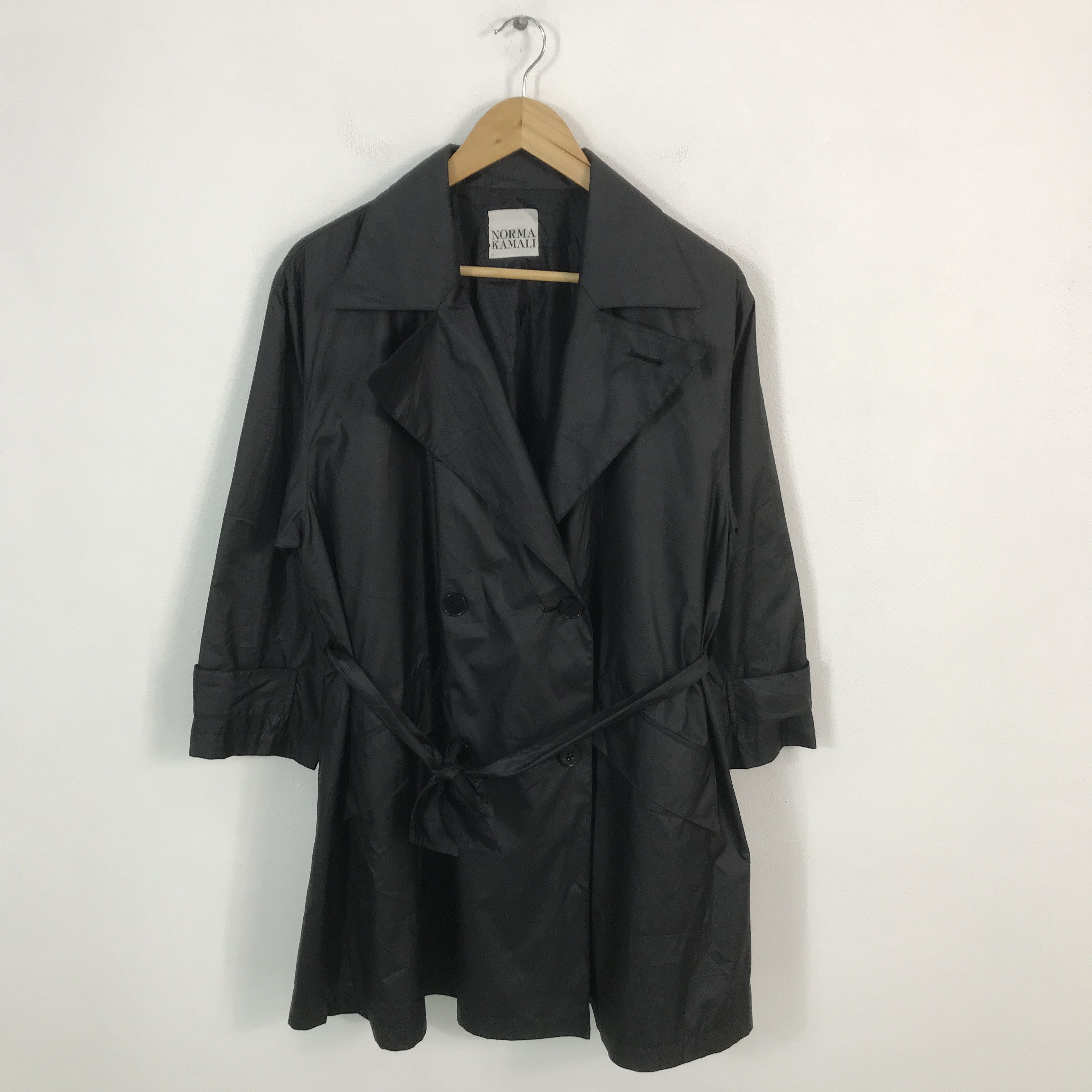 Japanese Brand Norma kamali Light long coat Design jacket Size US L / EU 52-54 / 3 - 1 Thumbnail