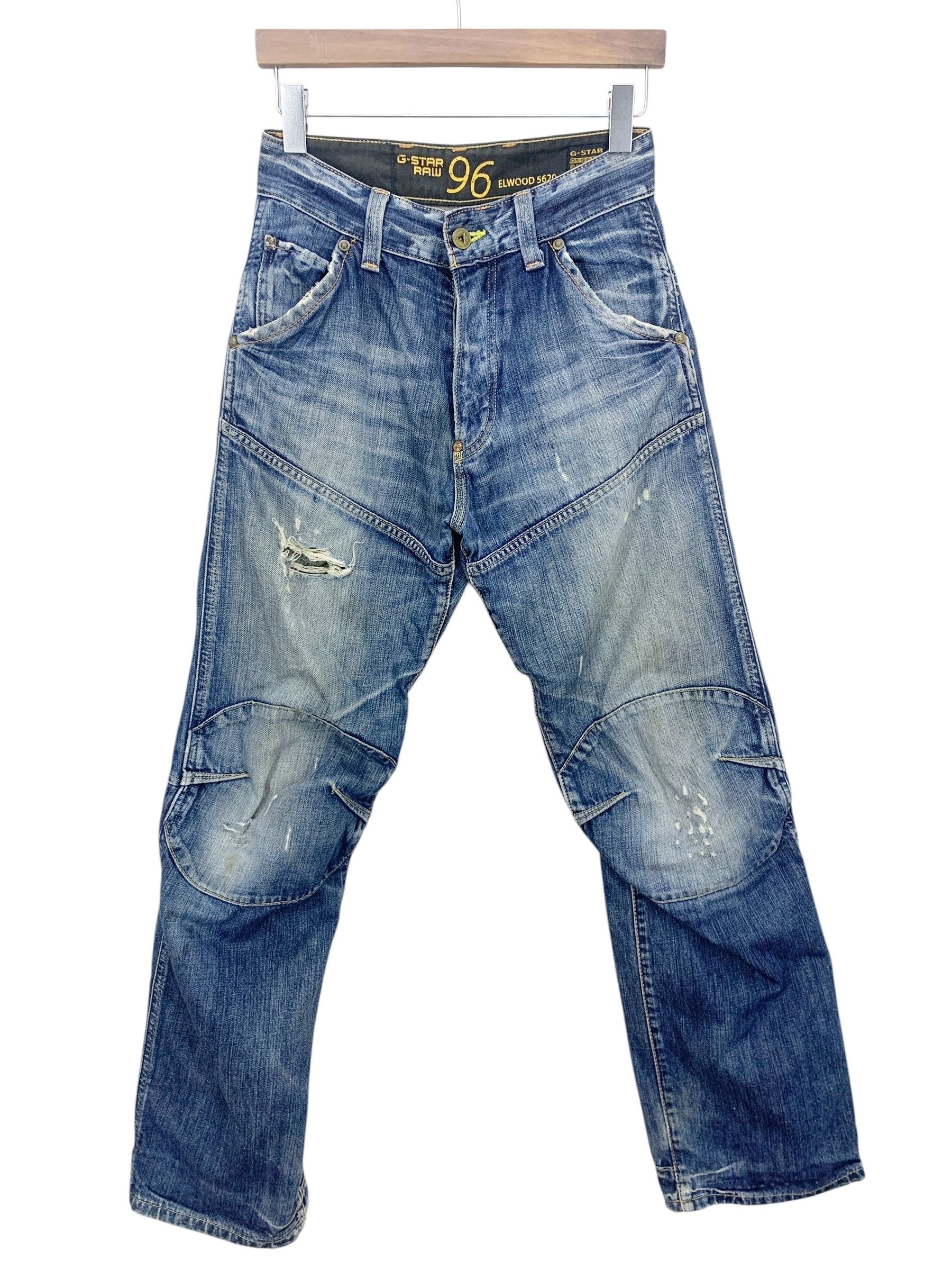 G-Star GStar Raw Jeans Knee Distressed Jeans Pants Size US 27 - 2 Thumbnail