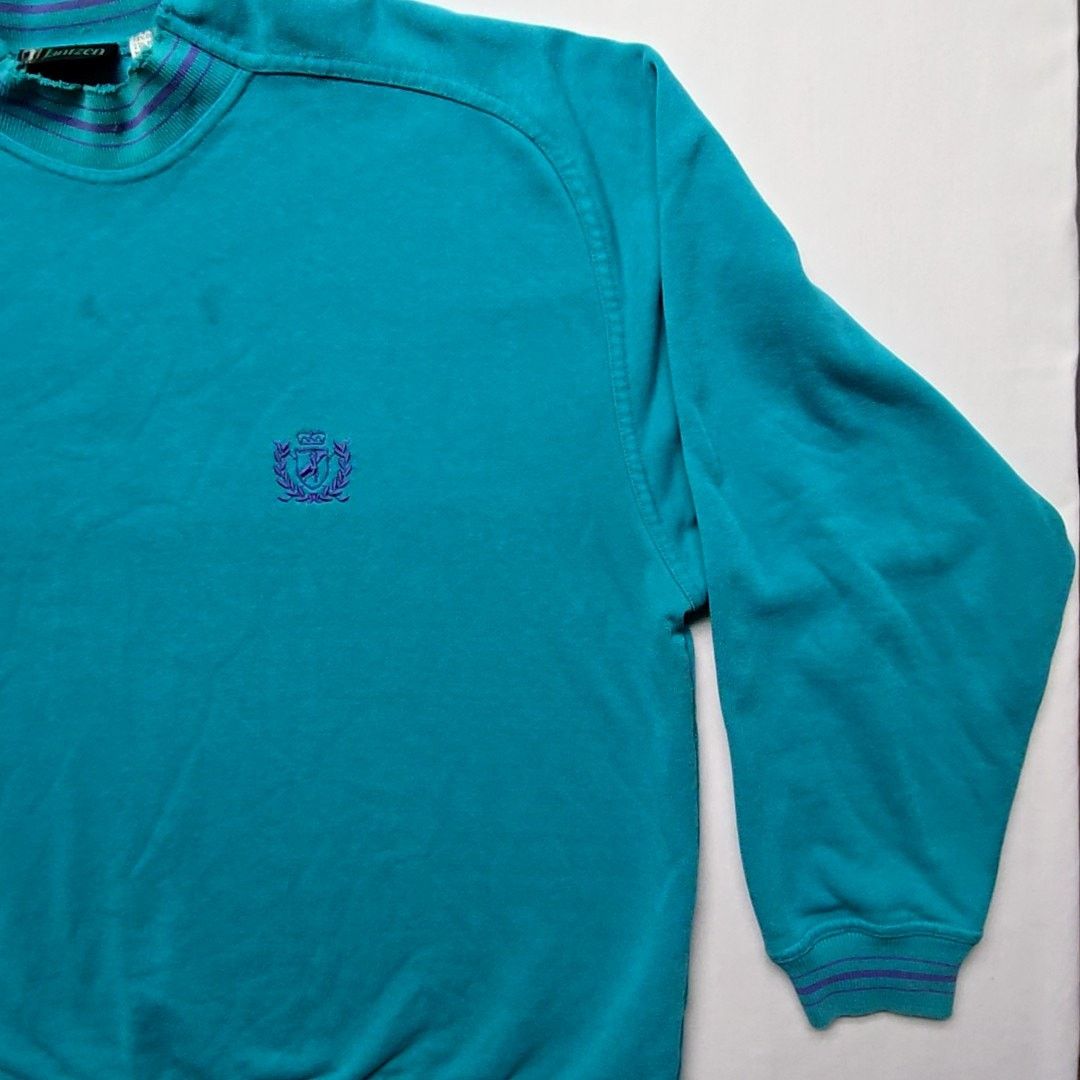 Jantzen Vintage Jantzen Sweatshirt Embroidered Teal Blue L Crewneck Size US L / EU 52-54 / 3 - 2 Thumbnail