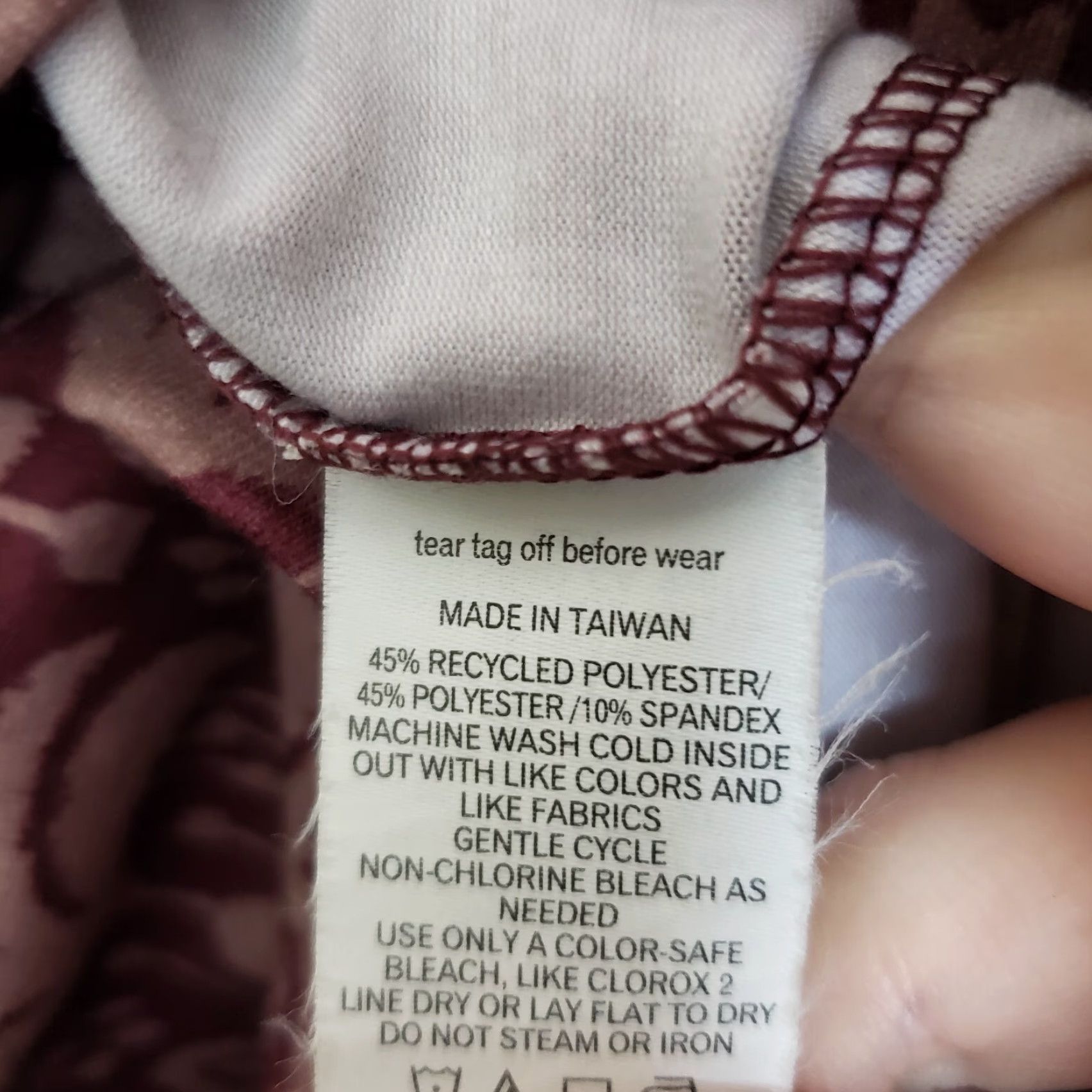 Prana Prana Dress Womens Medium Maroon V-Neck 3/4 Sleeve Knit Polyester Short Vintage: No (adjusted) Size M / US 6-8 / IT 42-44 - 6 Thumbnail