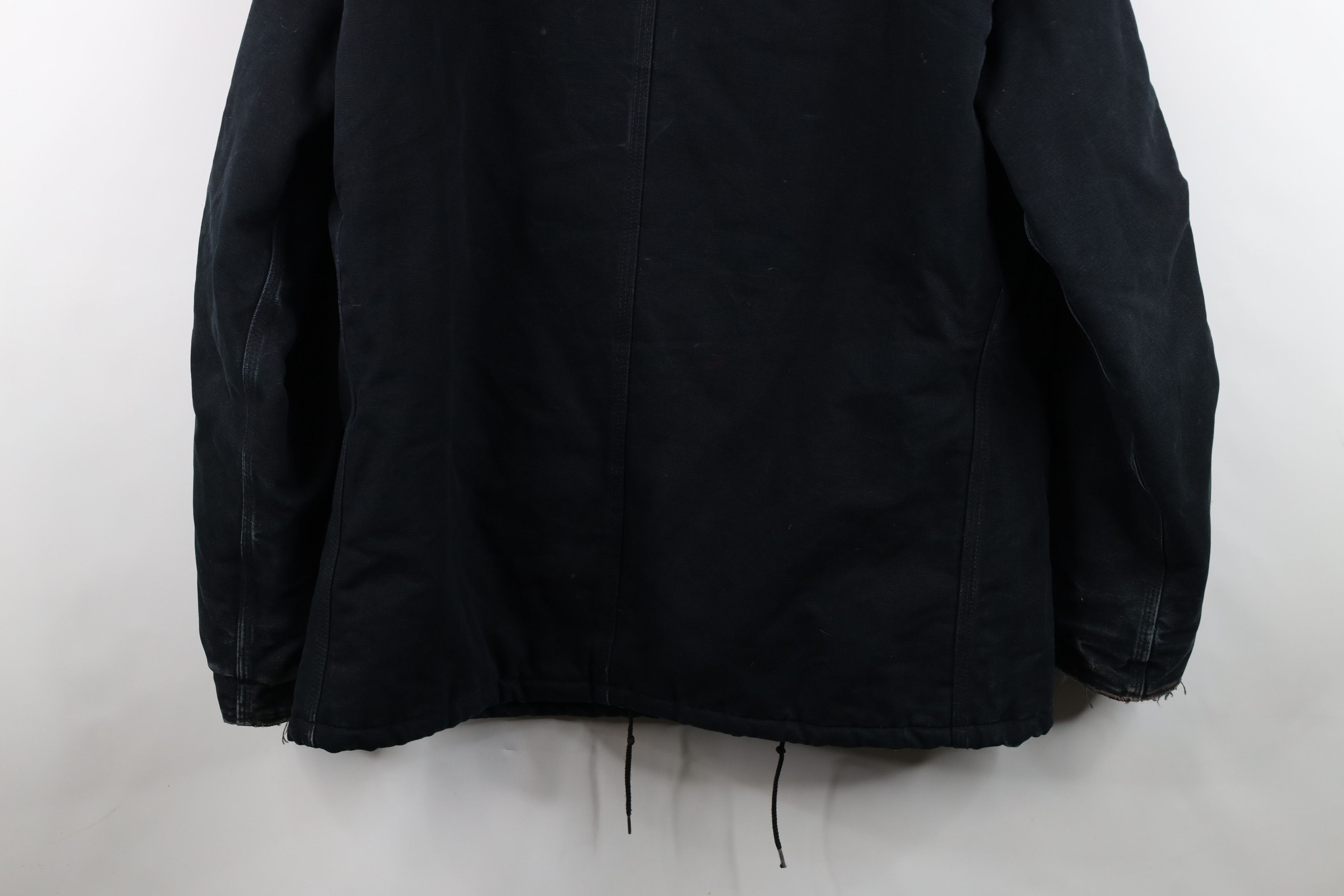 Carhartt Vintage 90s Carhartt Canvas Chore Barn Jacket Black USA Size US XXL / EU 58 / 5 - 14 Thumbnail