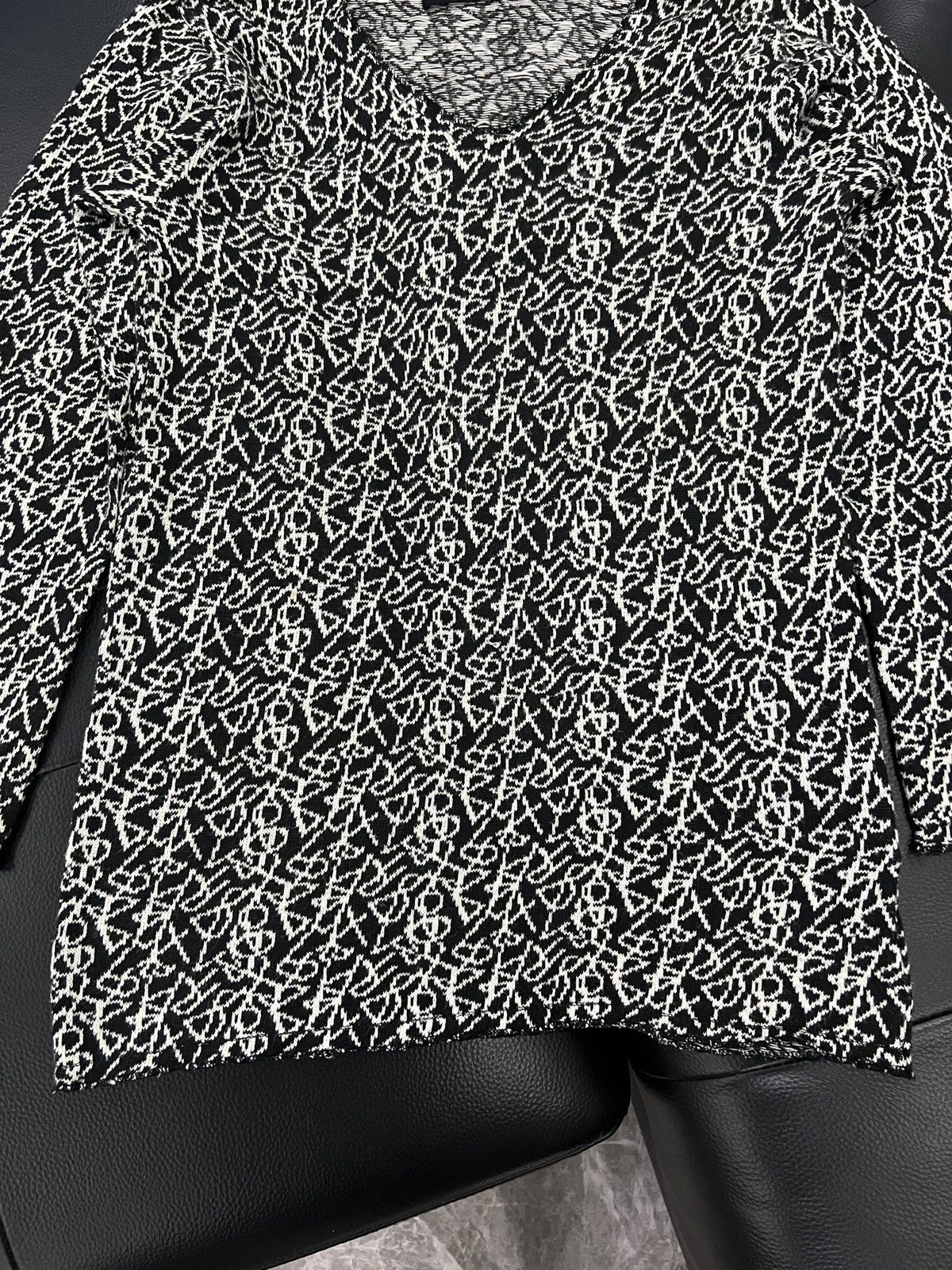 Comme des Garcons Tricot Comme des Garçons 00s All-Over Jacquard Knit Sweater Size S / US 4 / IT 40 - 4 Thumbnail