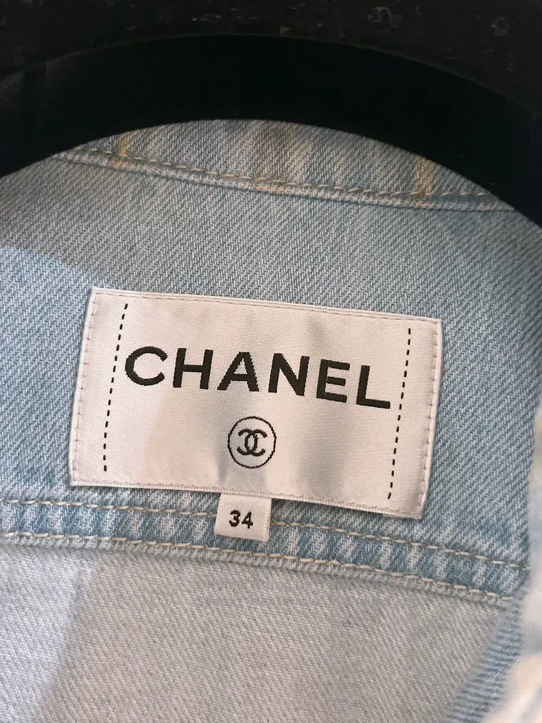 Chanel Chanel Waterfall series floral denim jacket Size XXS / US 00 / IT 34 - 7 Thumbnail