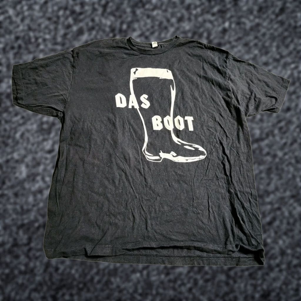 Tultex Mens 3XL Das Boot Hollerbach's German Restaurant Funny T Shirt Double Sided Tultex Black Cotton Short Sleeve Crew Neck Adult XXXL Mens Size US XXL / EU 58 / 5 - 1 Thumbnail