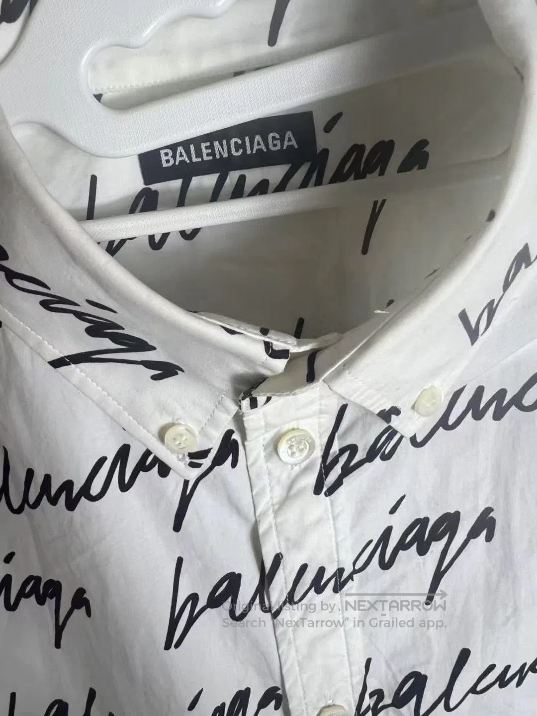 Balenciaga Balenciaga Logo Graffiti Print Shirt. Size US M / EU 48-50 / 2 - 4 Thumbnail