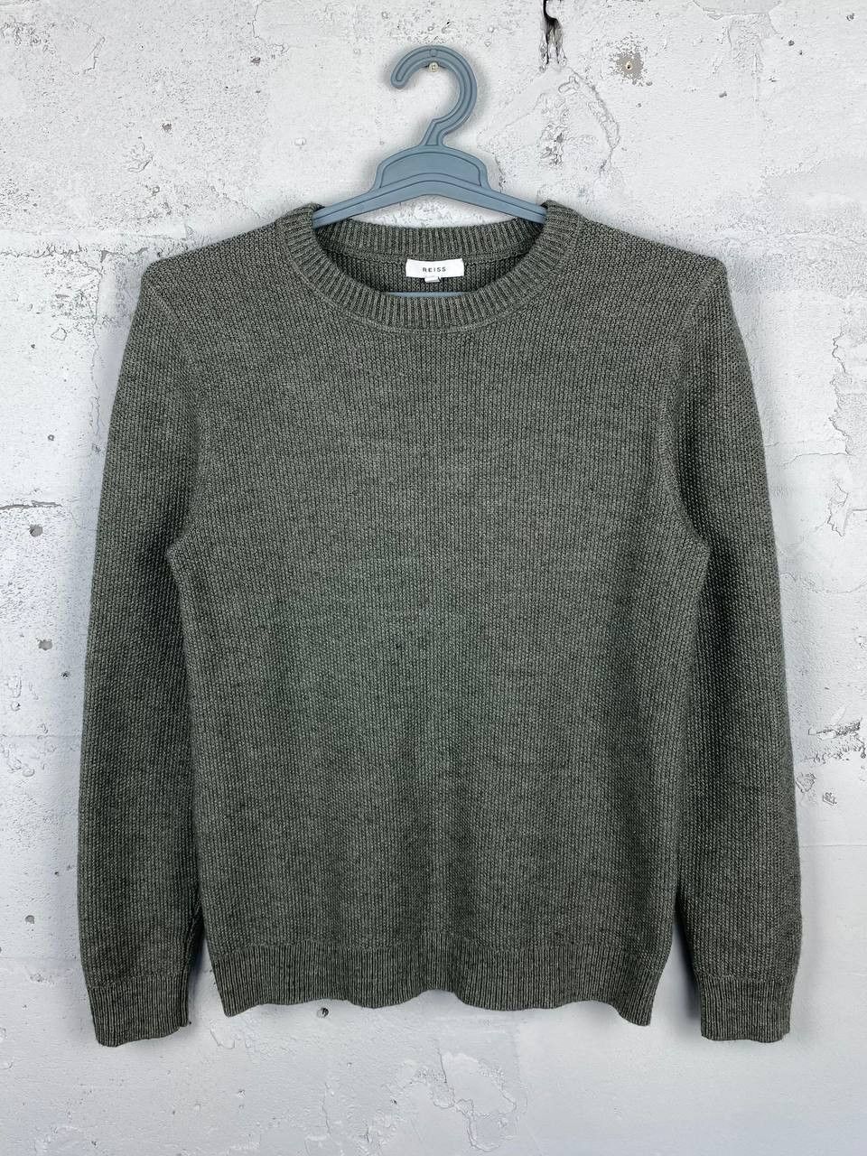 Reiss Reiss Wool Heavy Knitted Light Green Crewneck Sweater Size US M / EU 48-50 / 2 - 1 Thumbnail