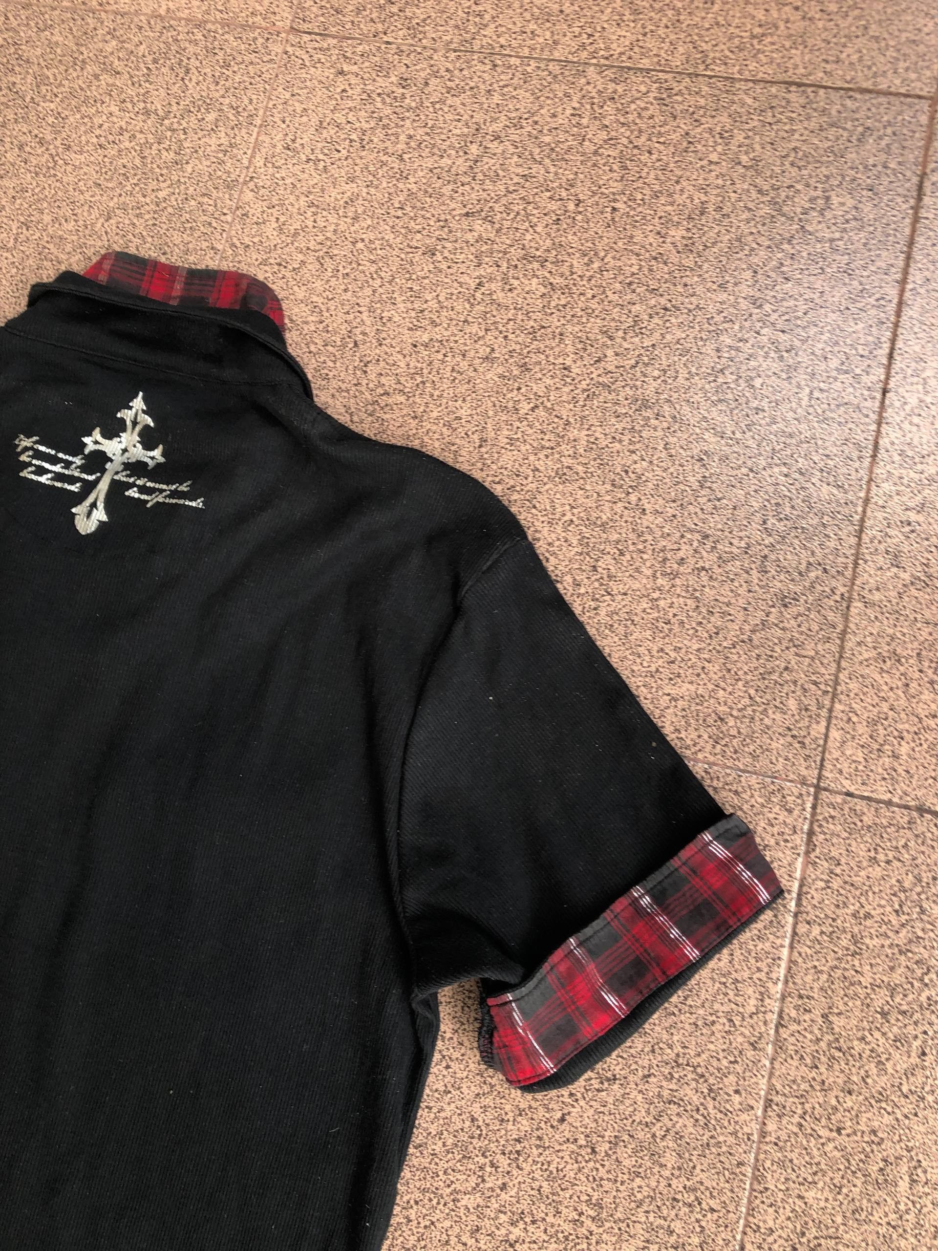 If Six Was Nine 2000s Double Layer Collar Mindgames Poem not lgb Size US L / EU 52-54 / 3 - 9 Thumbnail