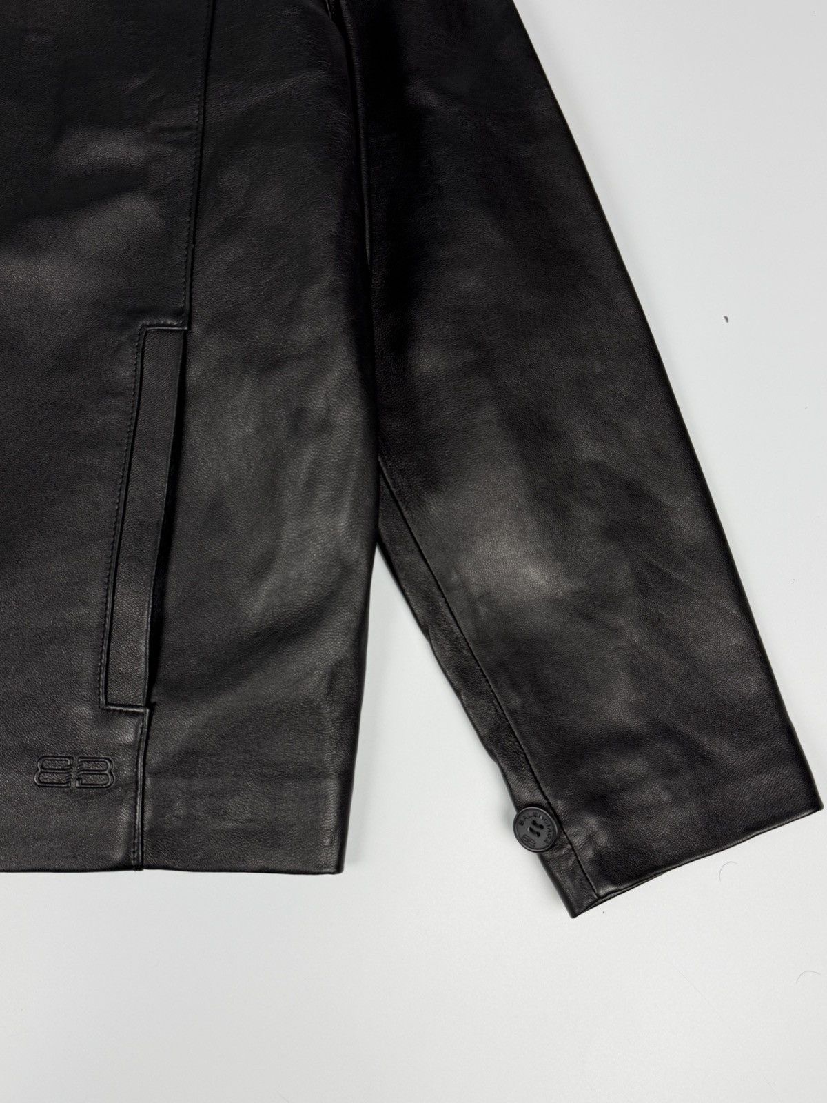 Balenciaga RARE Balenciaga 1997 Nicholas Ghesquière Leather Jacket Size US M / EU 48-50 / 2 - 5 Thumbnail