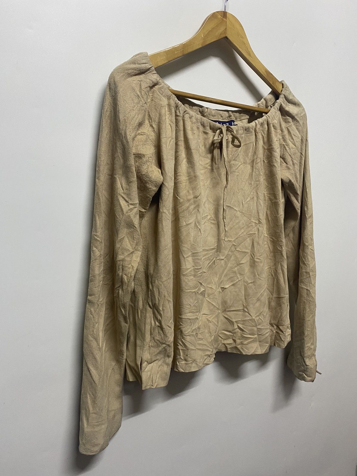 Designer × Polo Ralph Lauren × Ralph Lauren Lauren Ralph Lauren Ribbed Round Neck Long Sleeve Blouse Size M / US 6-8 / IT 42-44 - 4 Thumbnail