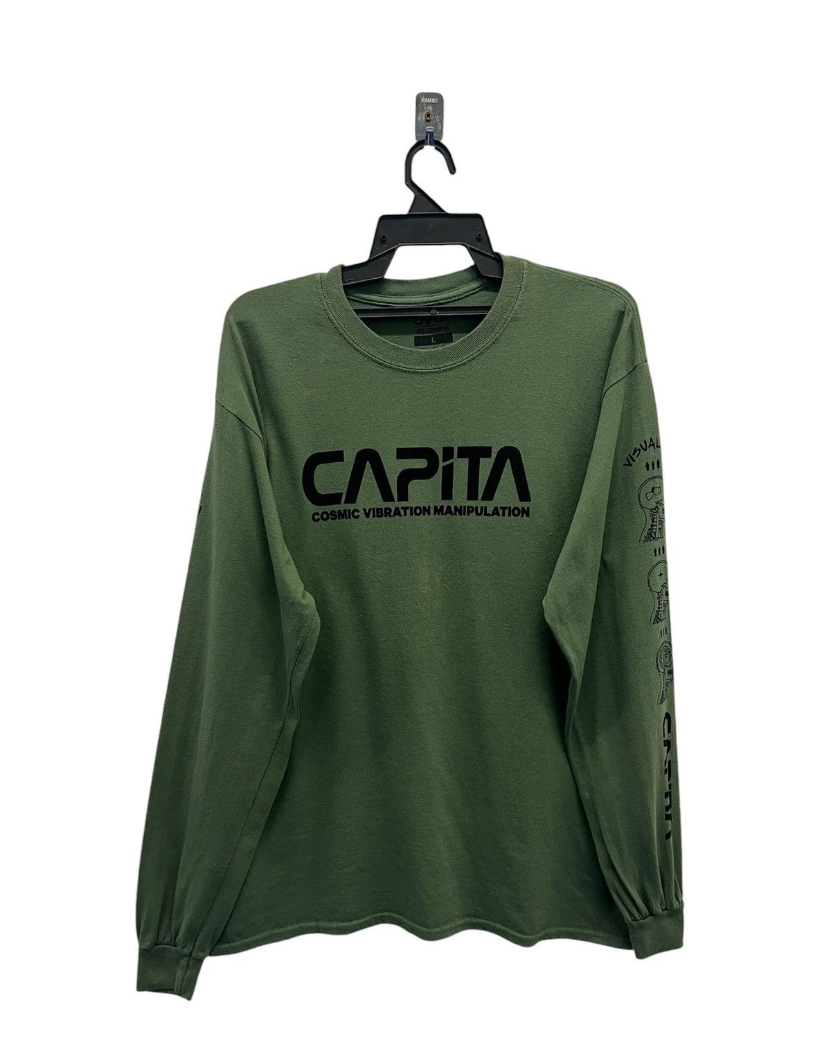 Japanese Brand × Vintage VINTAGE CAPITA COSMIC VIBRATION MANIPULATION LONG SLEEVE Size US L / EU 52-54 / 3 - 2 Thumbnail