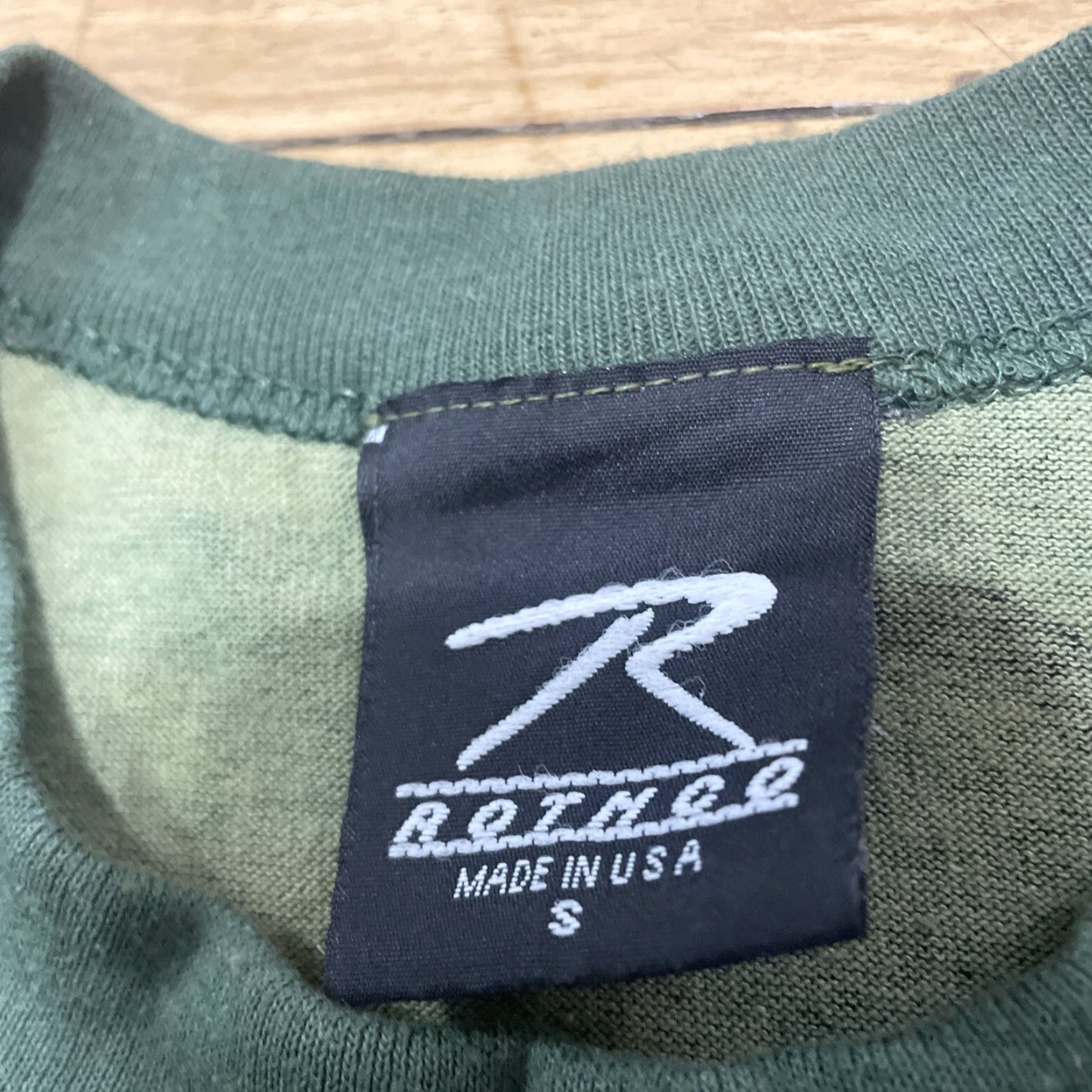 Rothco VINTAGE Rothco Army Surplus Shirt Men S Camouflage Green Army Forest Woodland Made USA Size US S / EU 44-46 / 1 - 6 Thumbnail