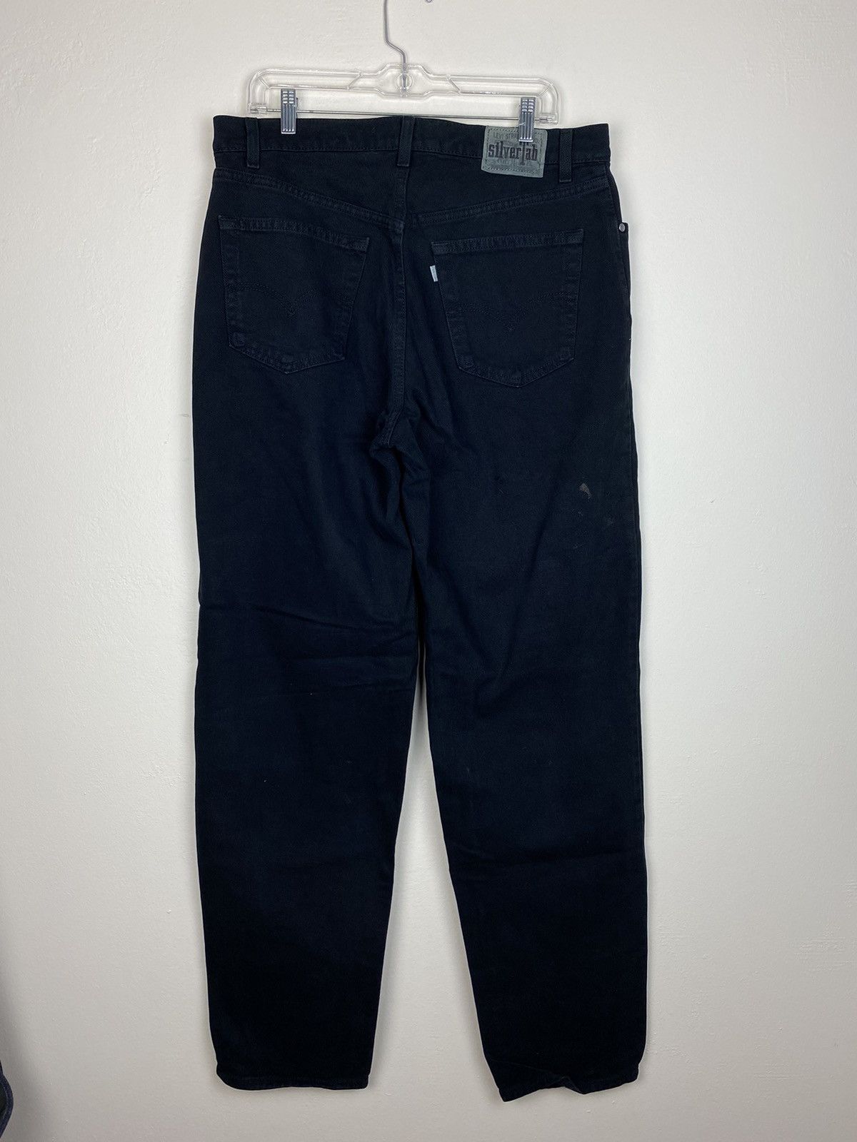 Levi's Vintage 1995 Levi’s Silver Tab Loose Black Denim Jeans 90’s Size US 34 / EU 50 - 2 Thumbnail